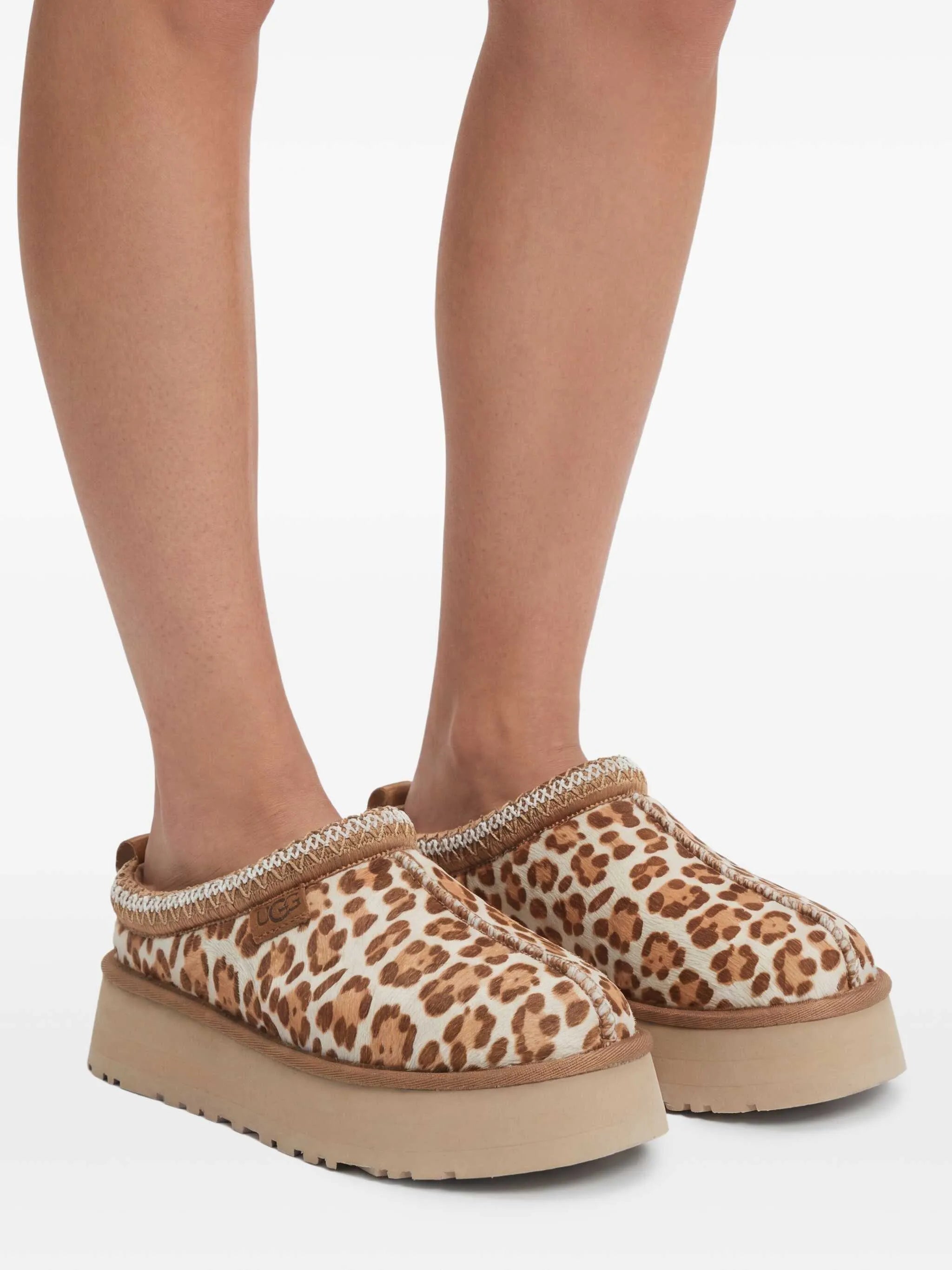Tazz Plains leopard-print mules