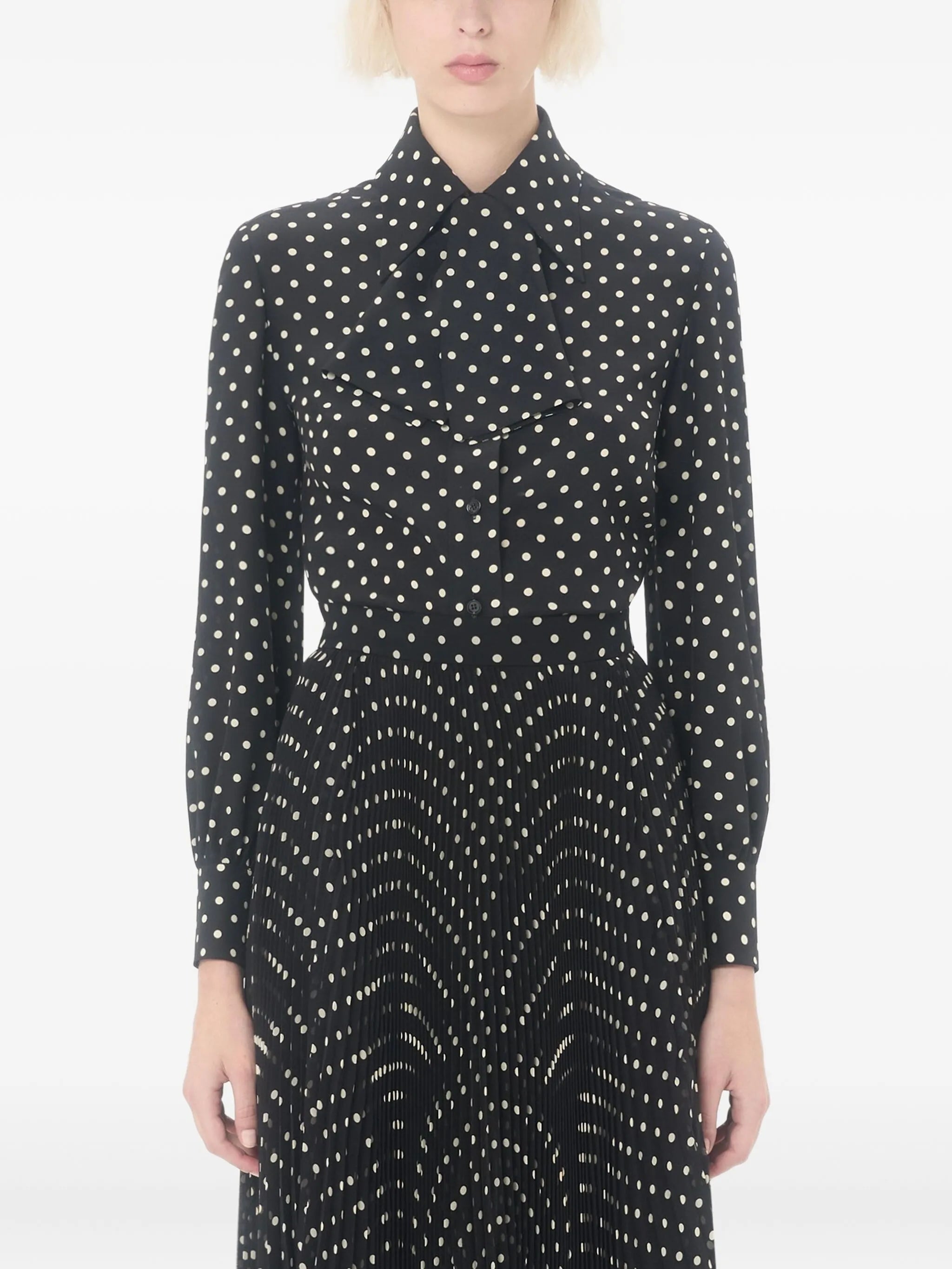 plusdepois buttoned shirt