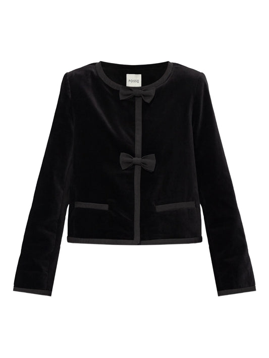 Quincy bow-detail jacket