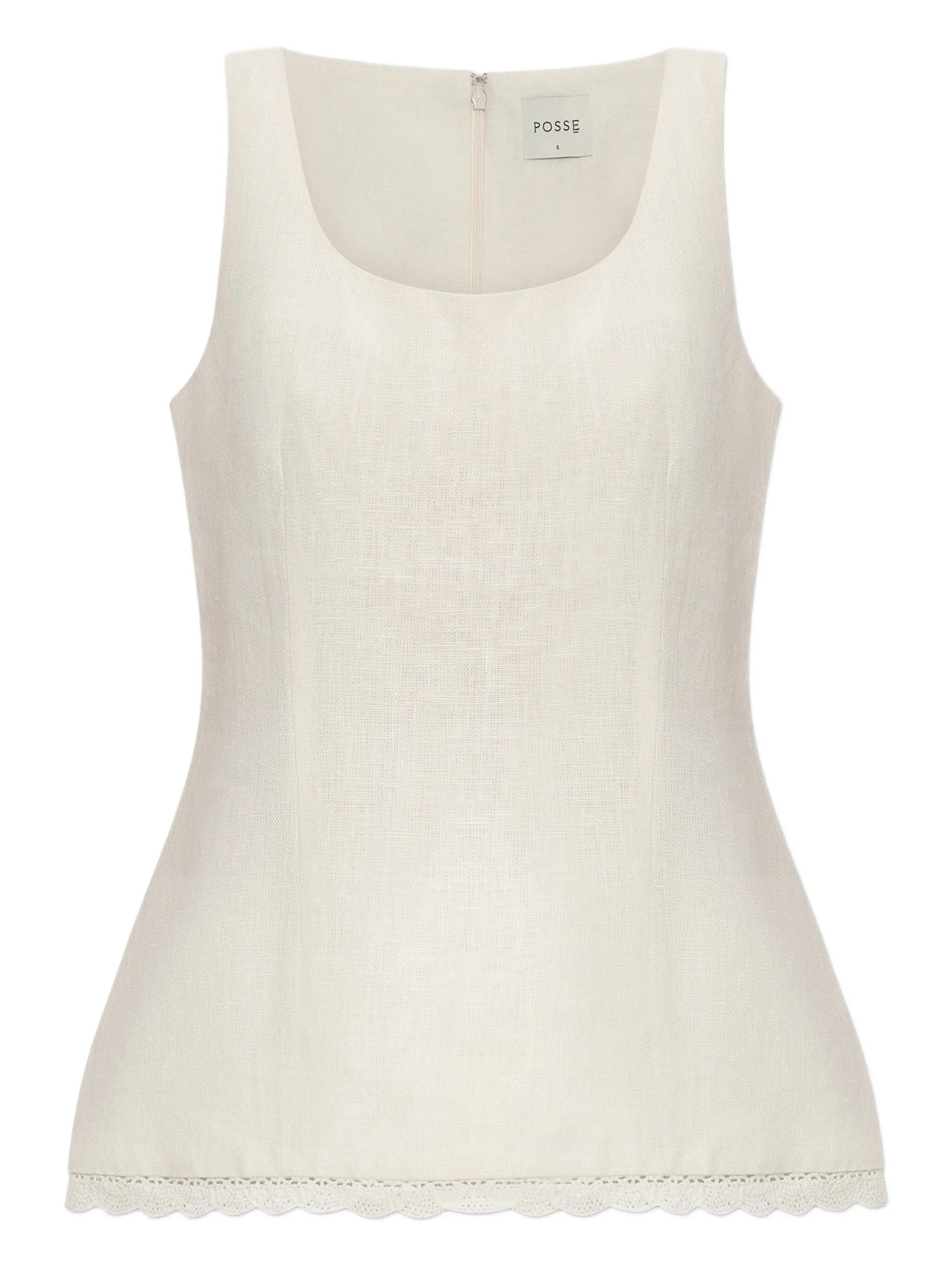 Effi lace-trim top