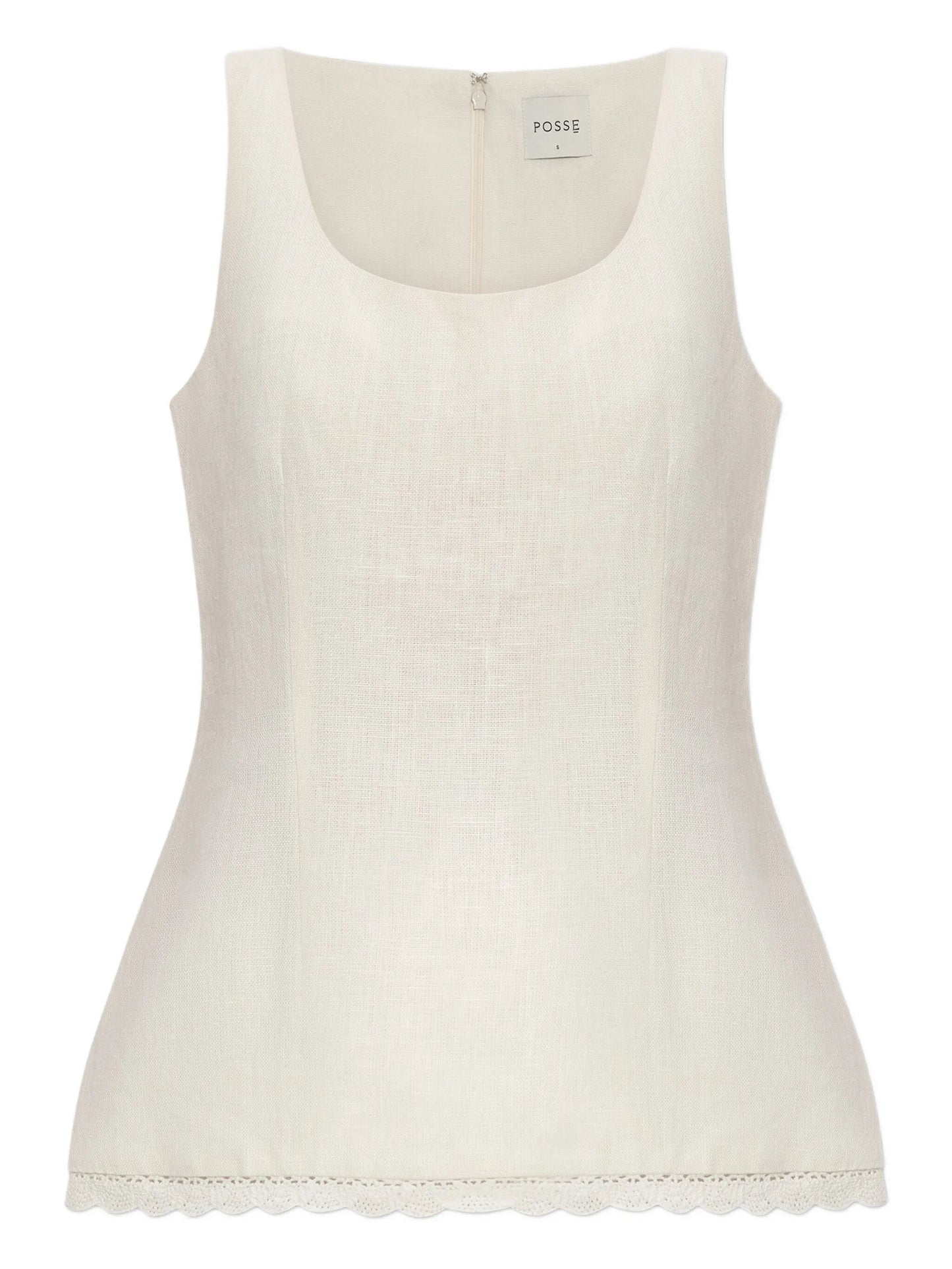 Effi lace-trim top