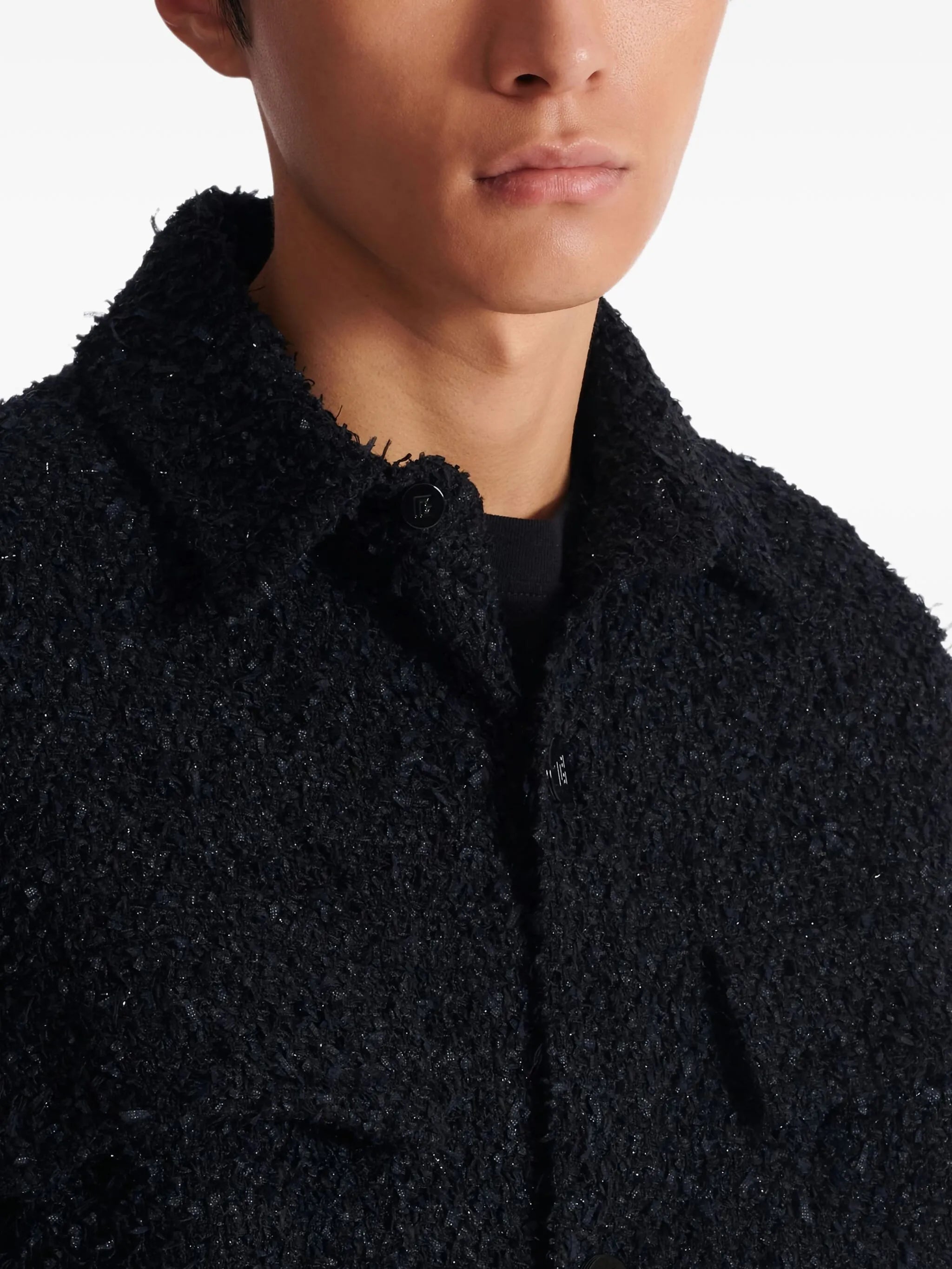 tweed shirt jacket