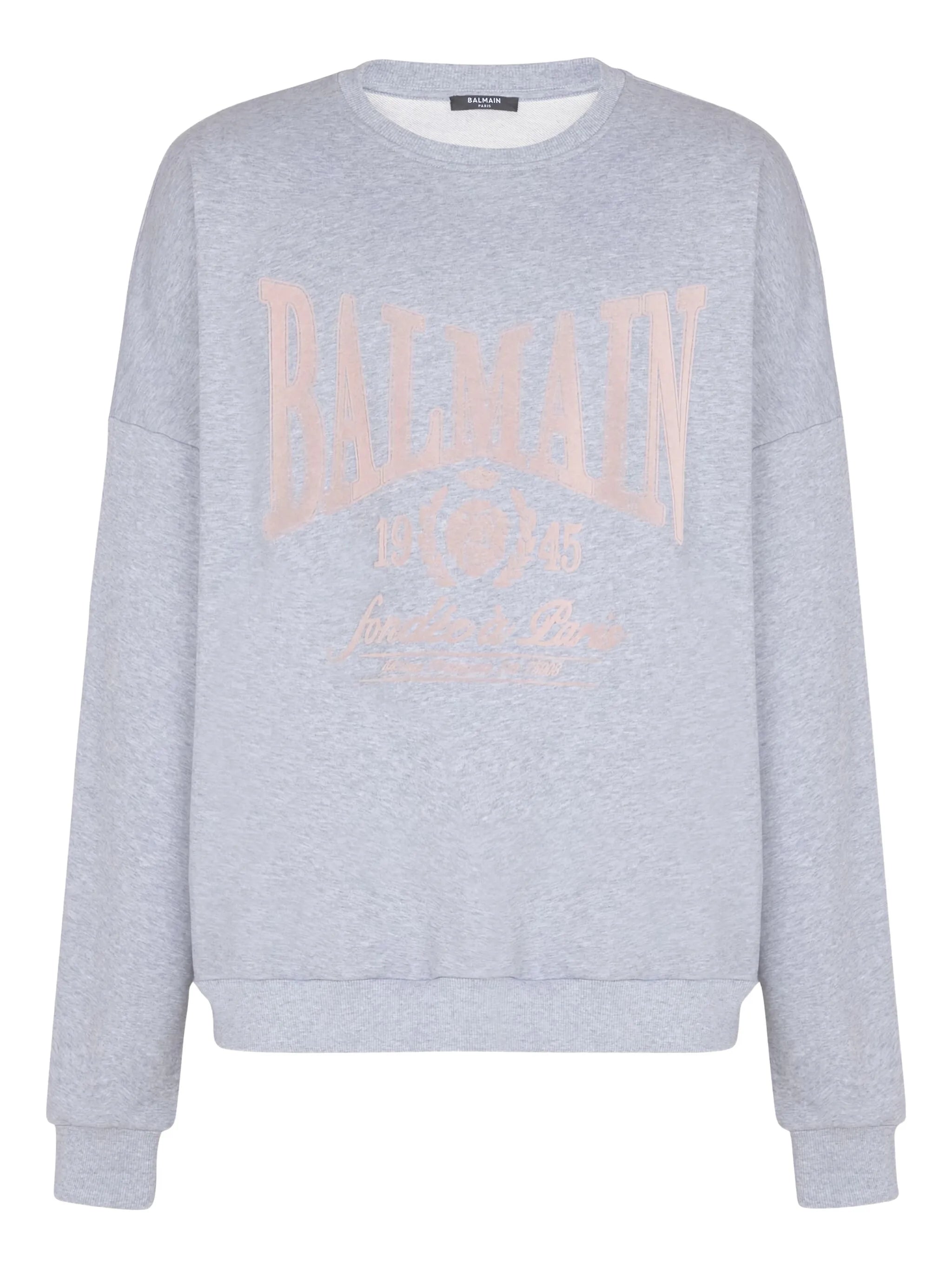 printed cotton sweater