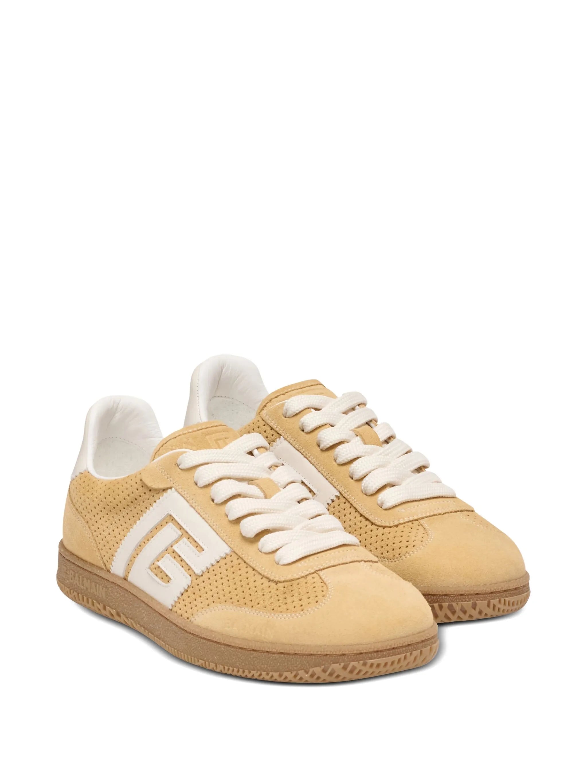 swan perforated-detail sneakers