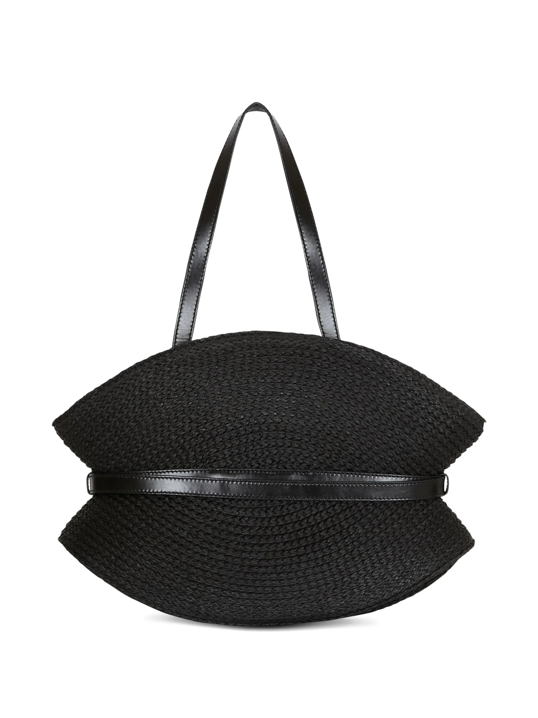 medium Shuffle raffia belted tote bag