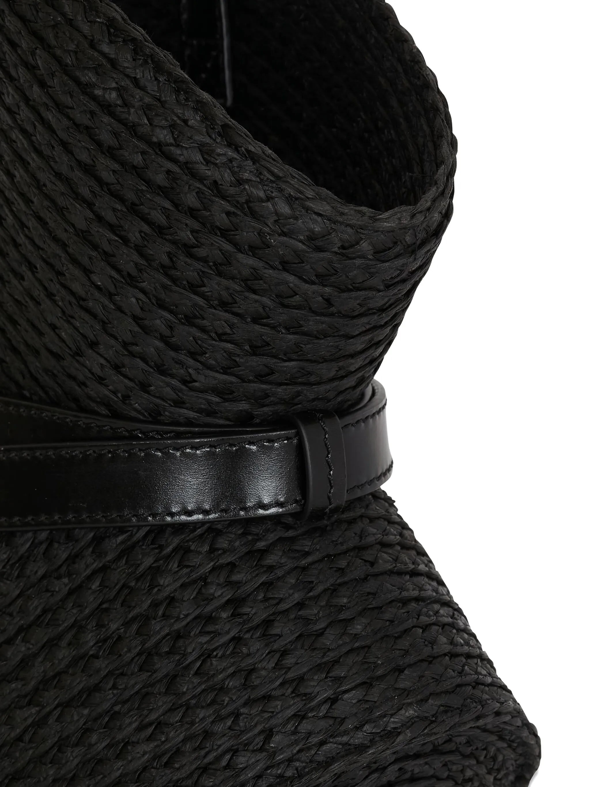 medium Shuffle raffia belted tote bag