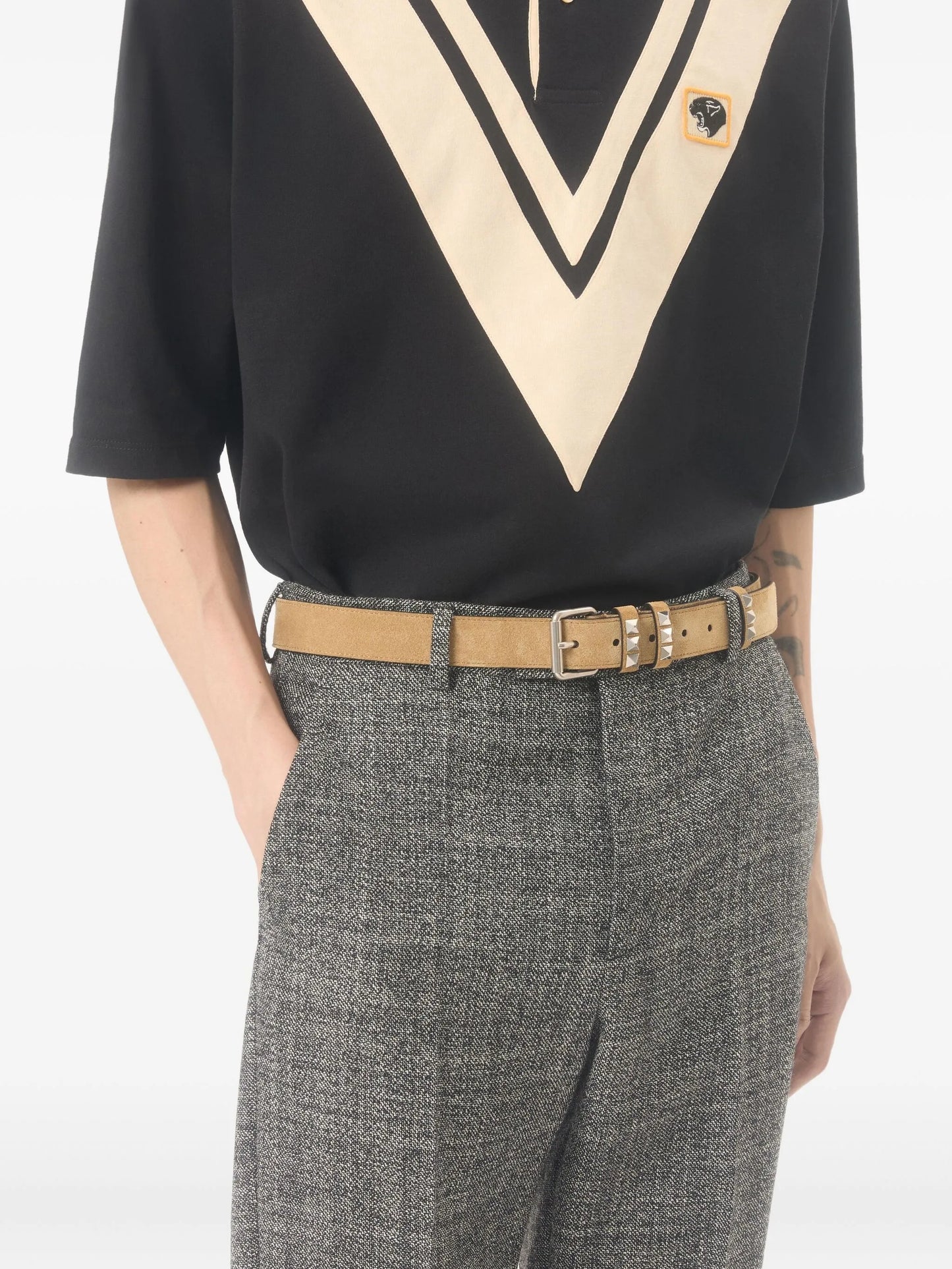 Flaneuse suede belt