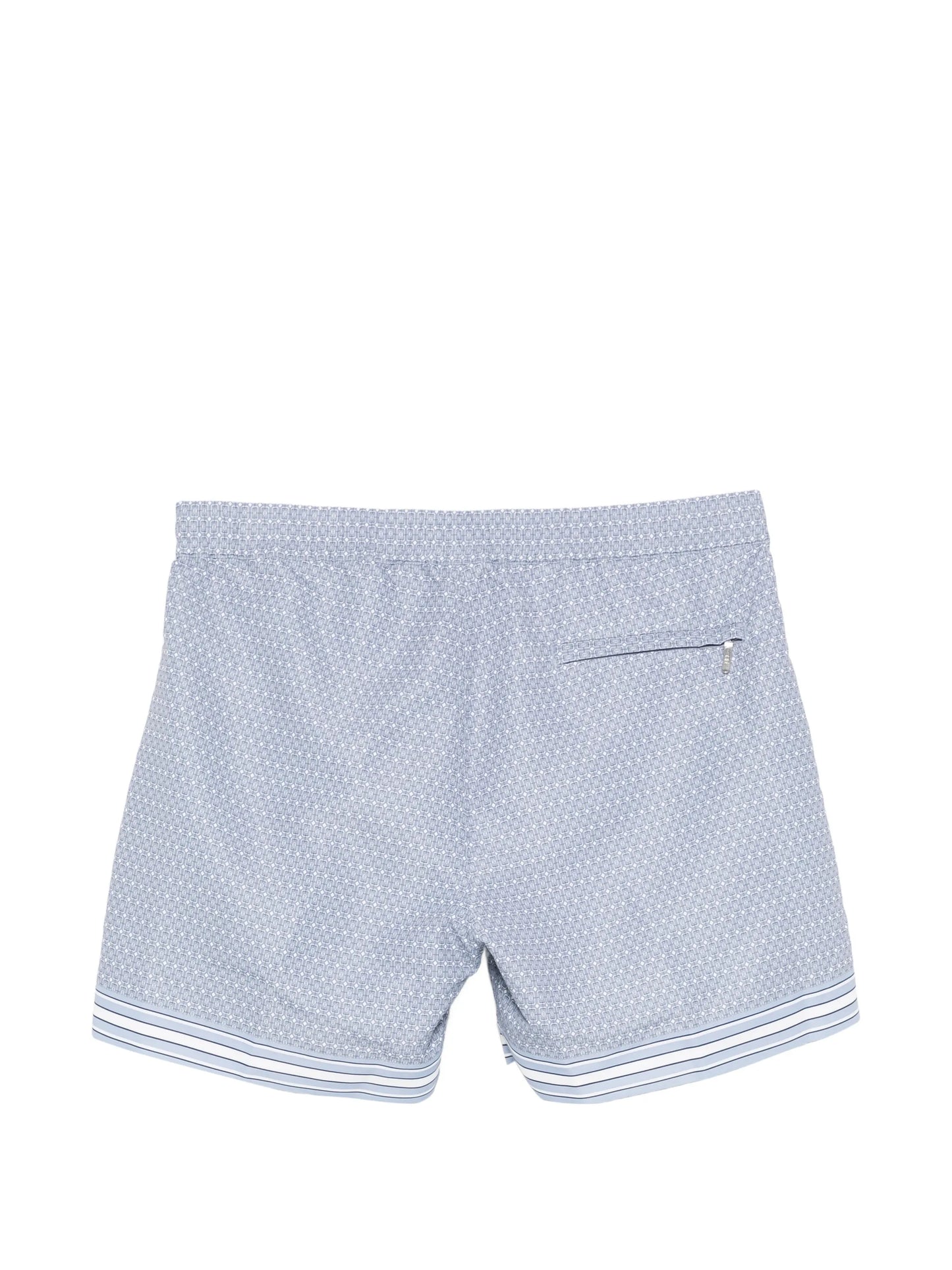 Lucena geometric-print swim shorts