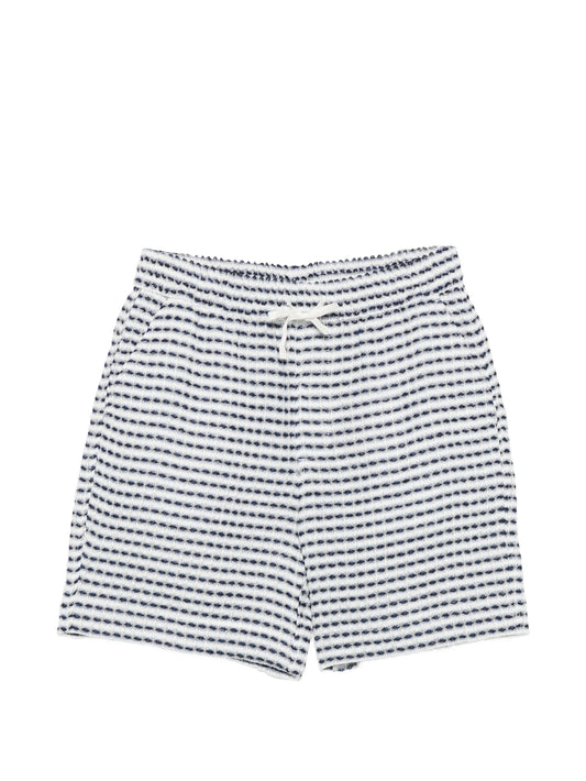 Riita horizontal-stripe shorts