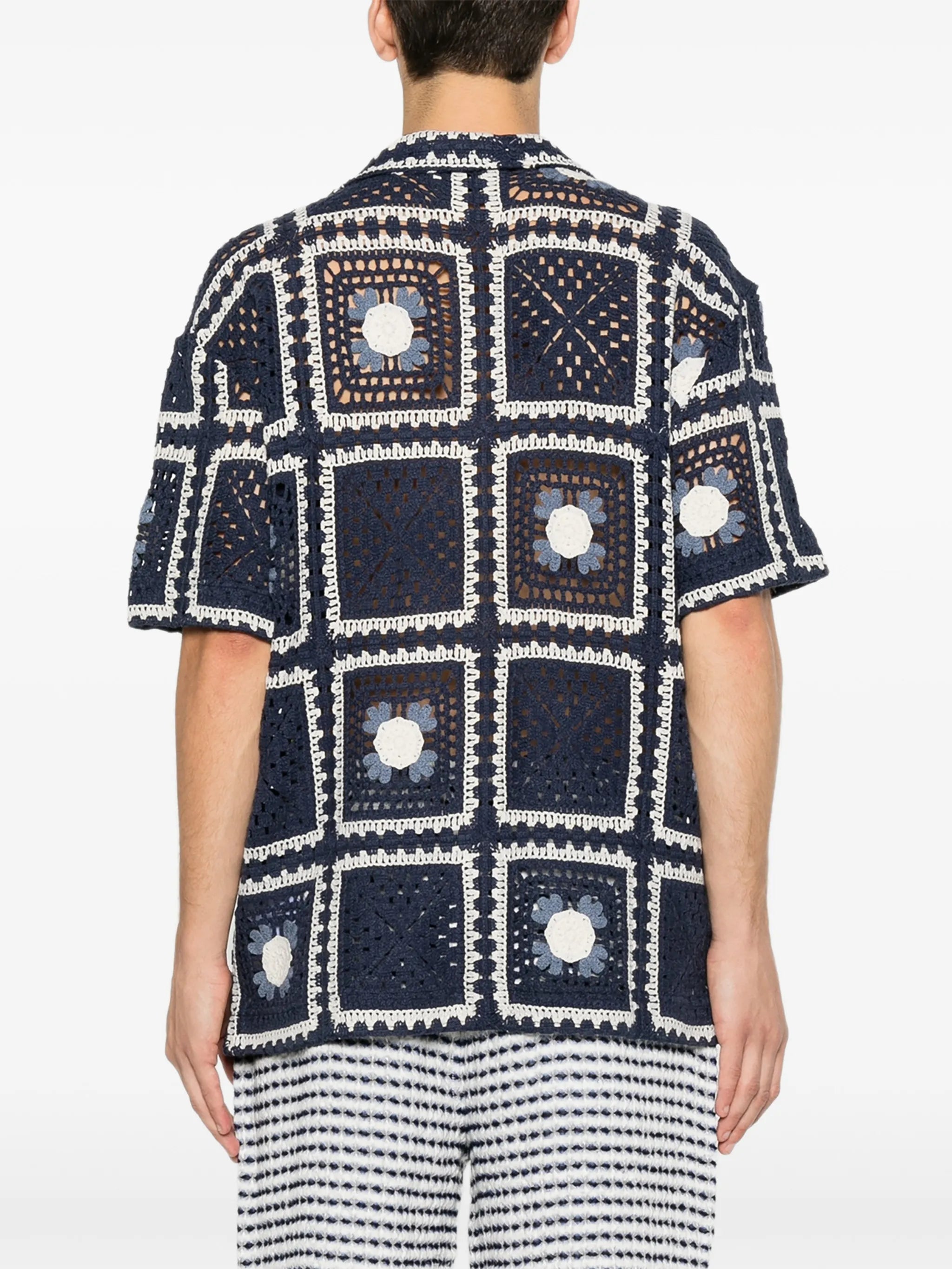 Tejer crochet-knit shirt
