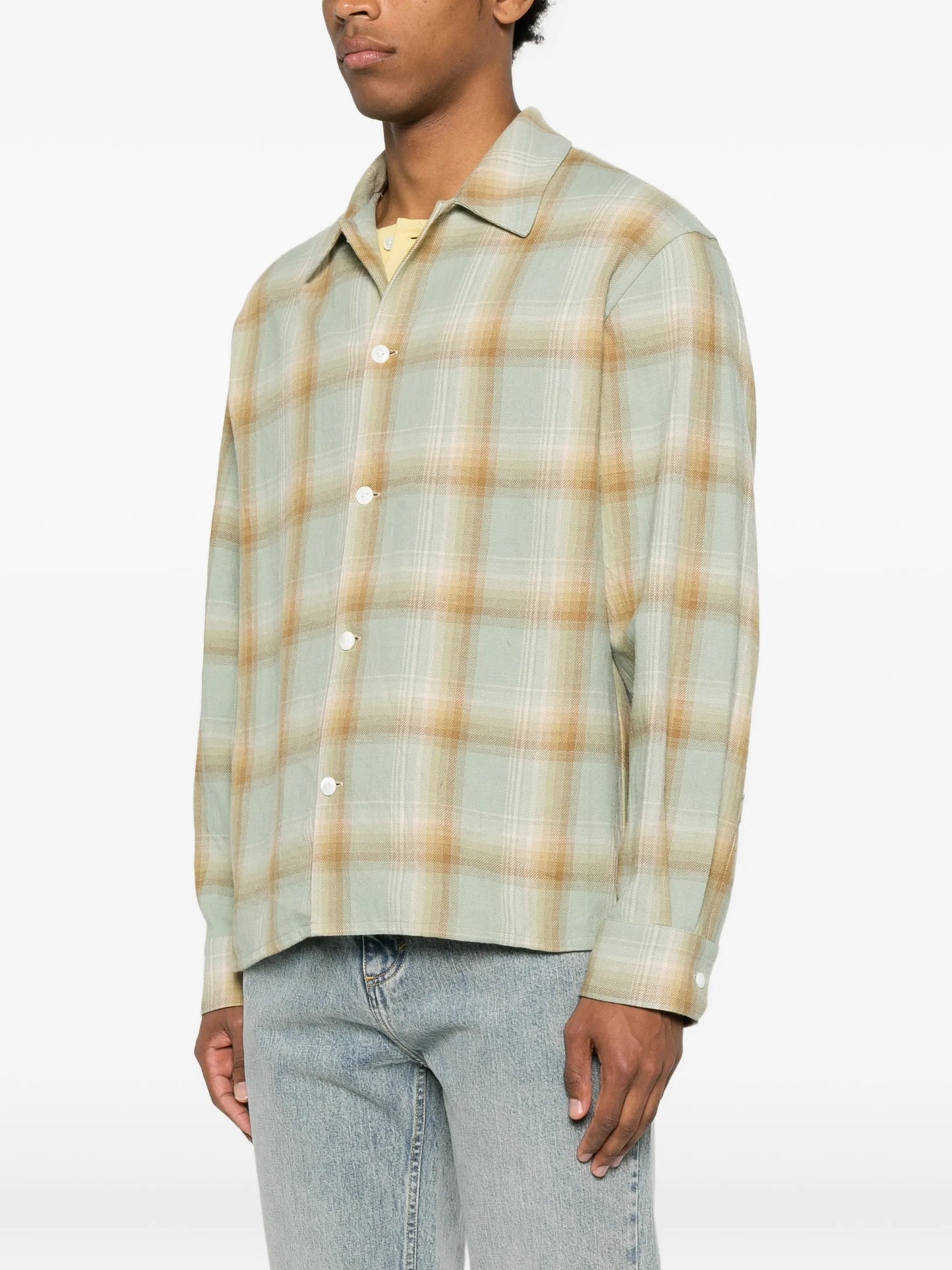 Logan ombre checked shirt