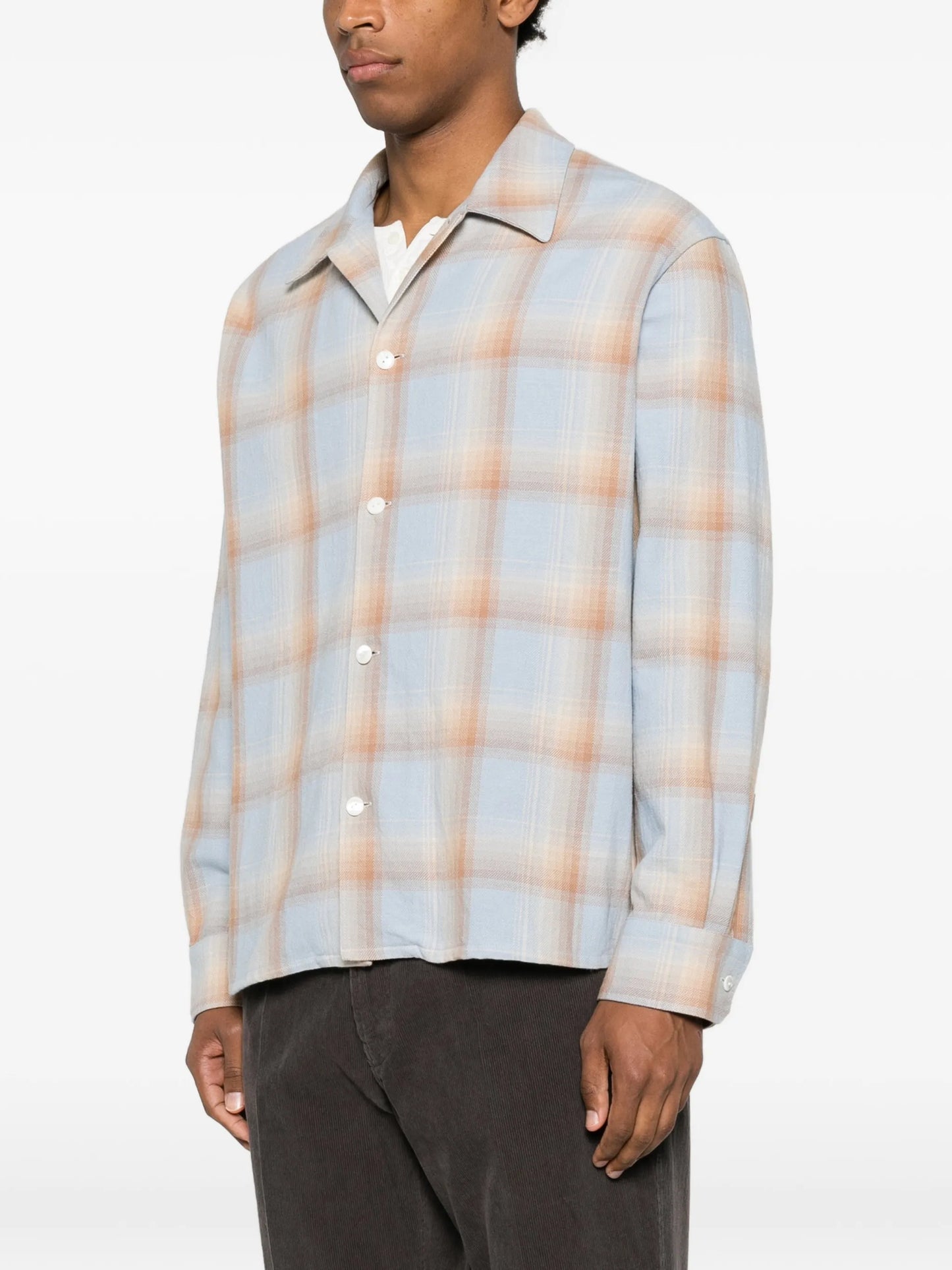 Logan ombre checked shirt