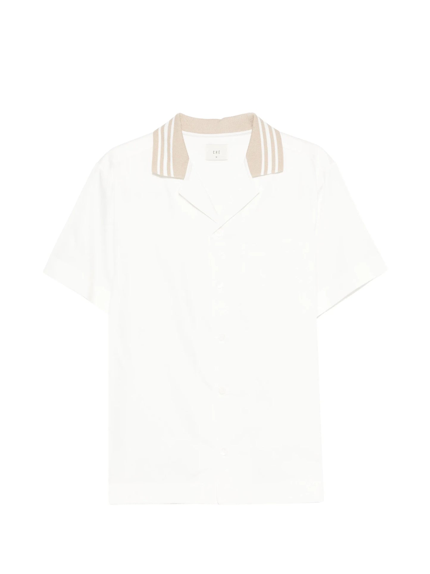 Senna striped-collar shirt