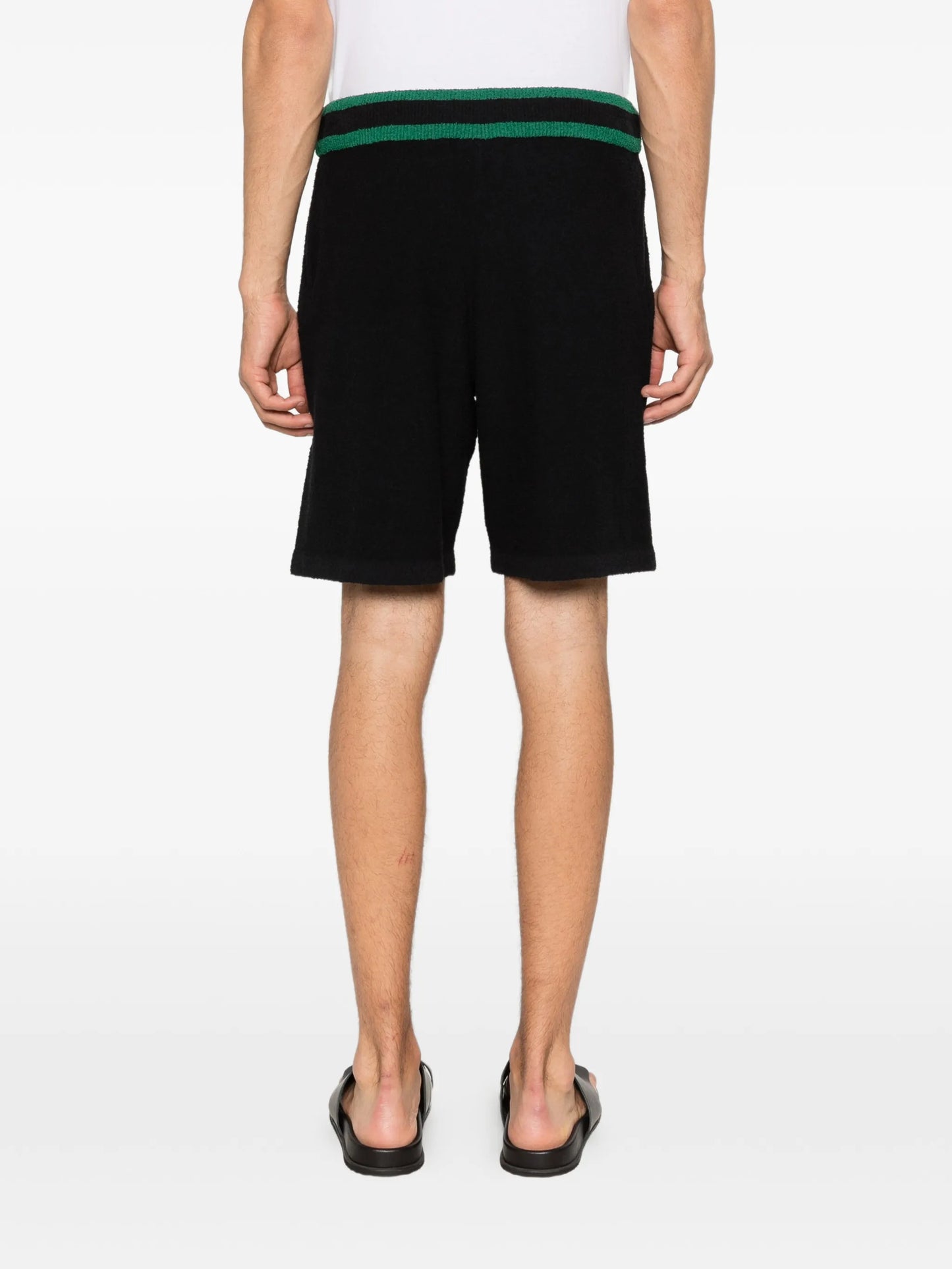 Armas bouclé drawstring shorts
