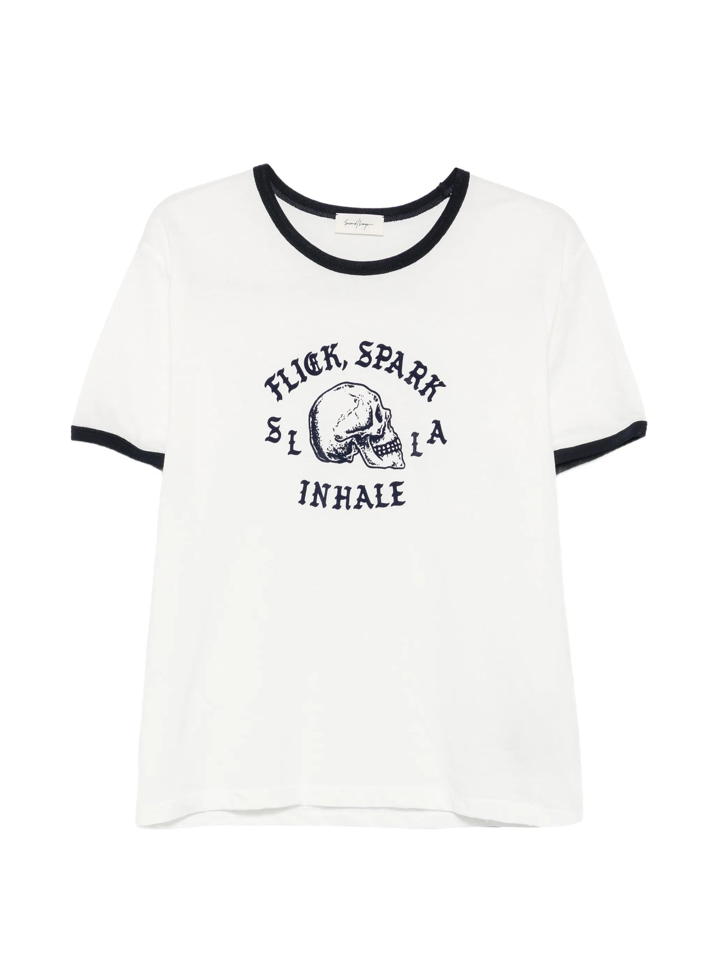 Flick Spark Inhale ringer T-shirt