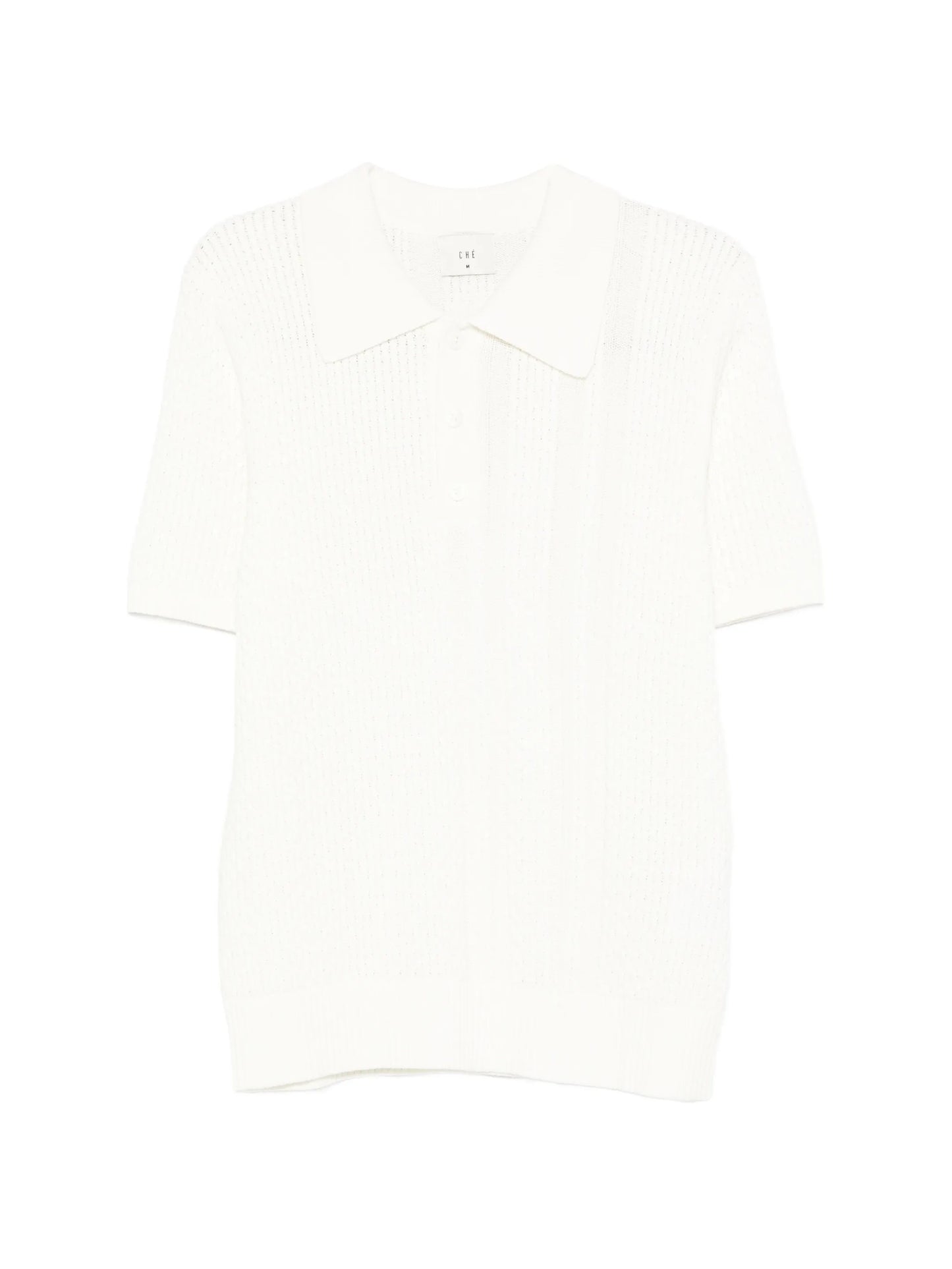 textured polo shirt