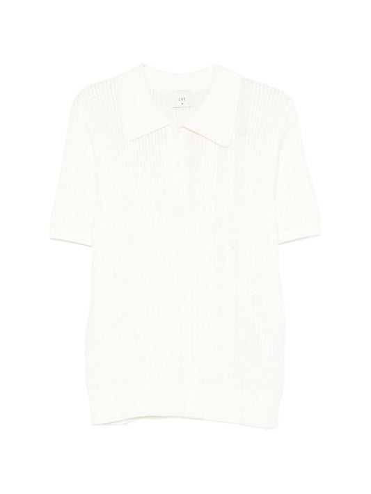 textured polo shirt
