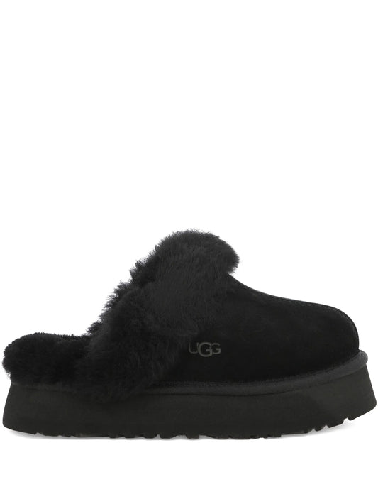 Disquette suede mules