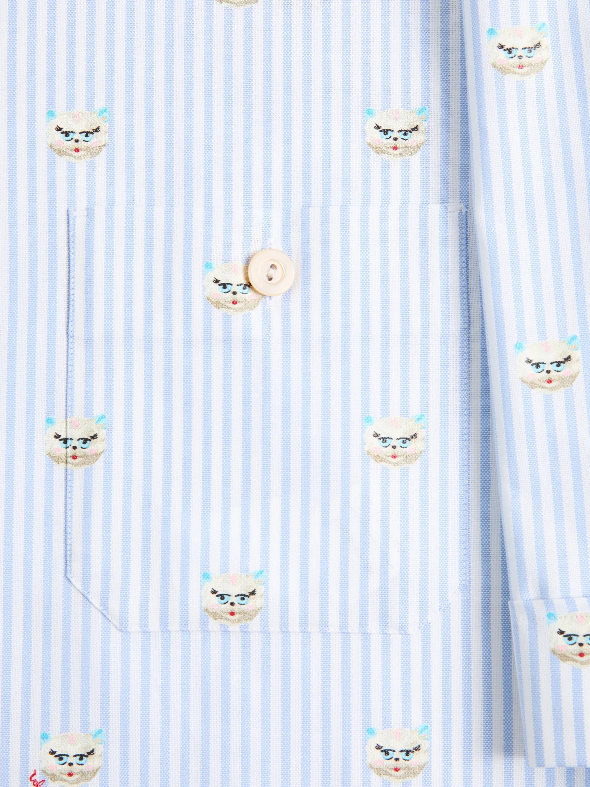 Le Chat De La Maison-print shirt