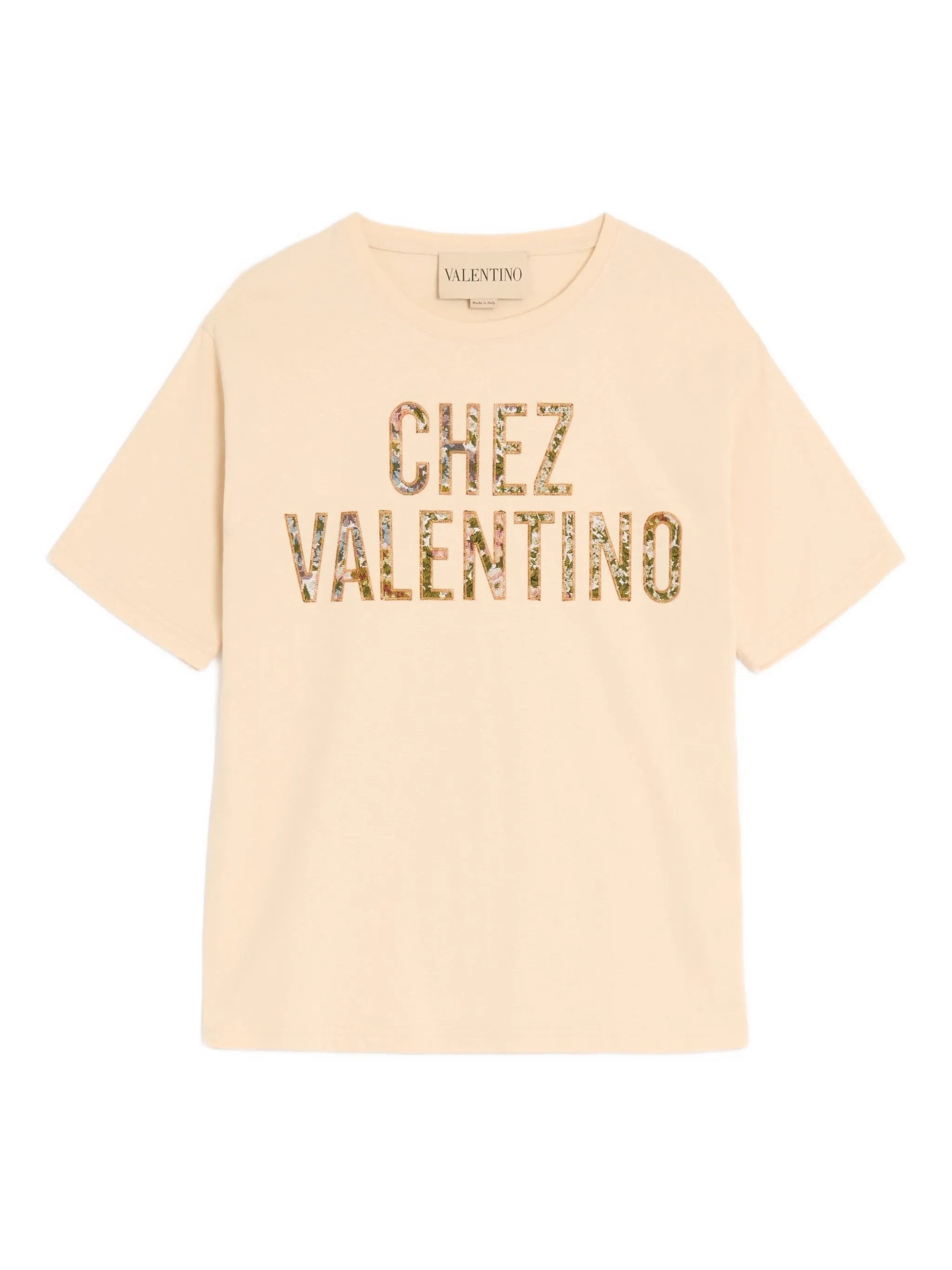 embroidered cotton T-Shirt
