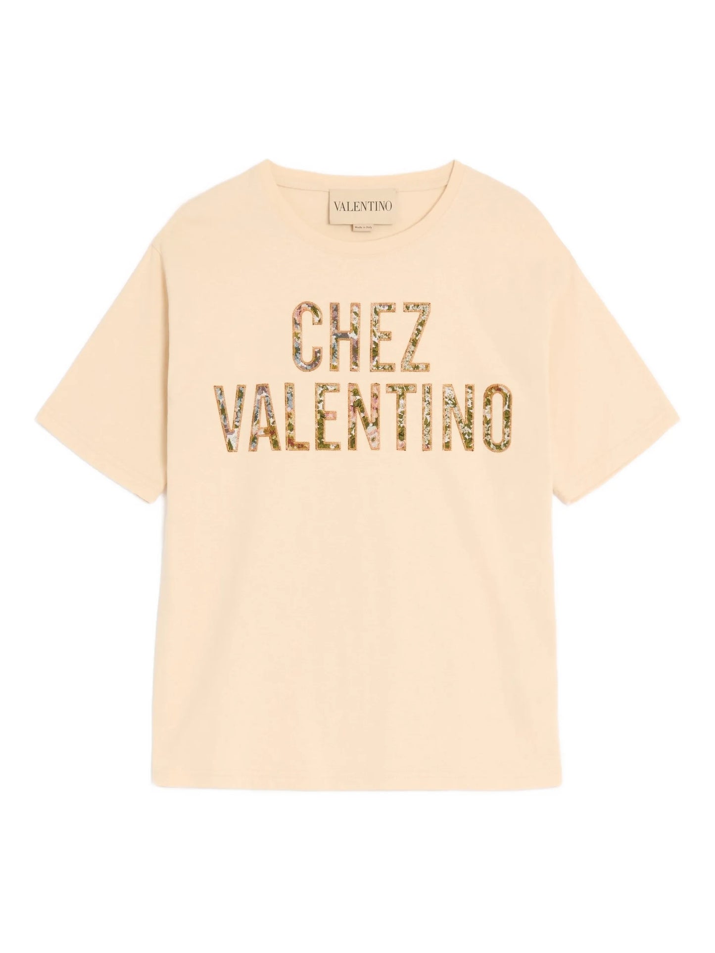 embroidered cotton T-Shirt