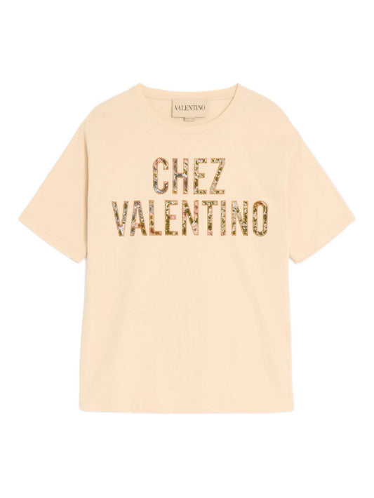 embroidered cotton T-Shirt