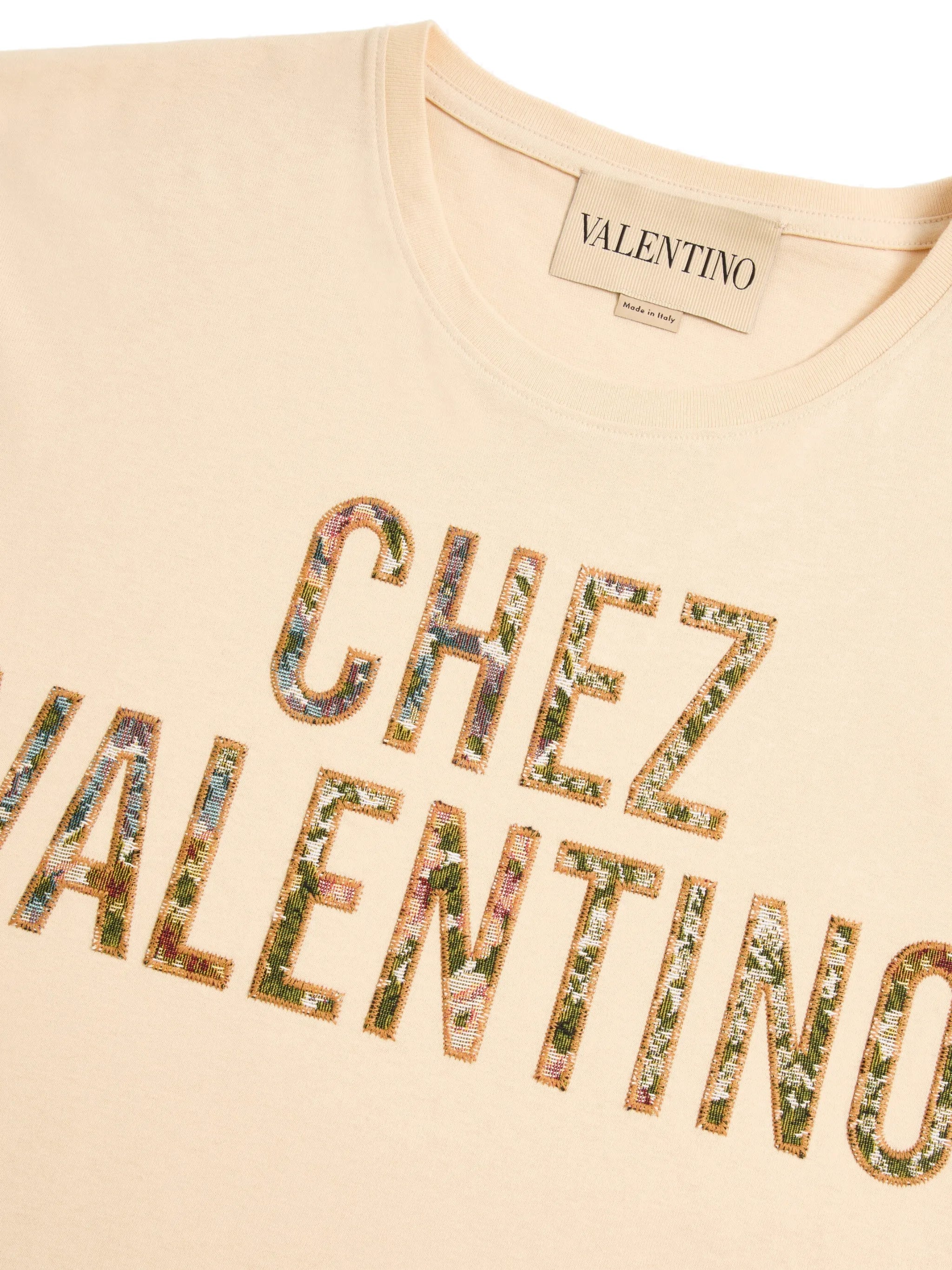 embroidered cotton T-Shirt