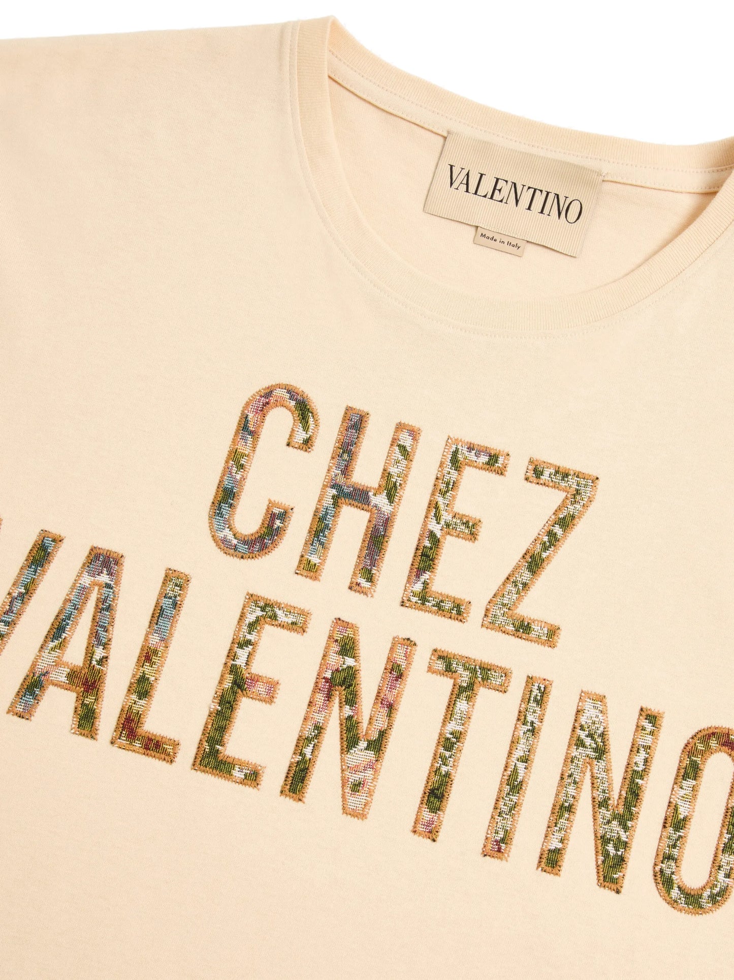 embroidered cotton T-Shirt