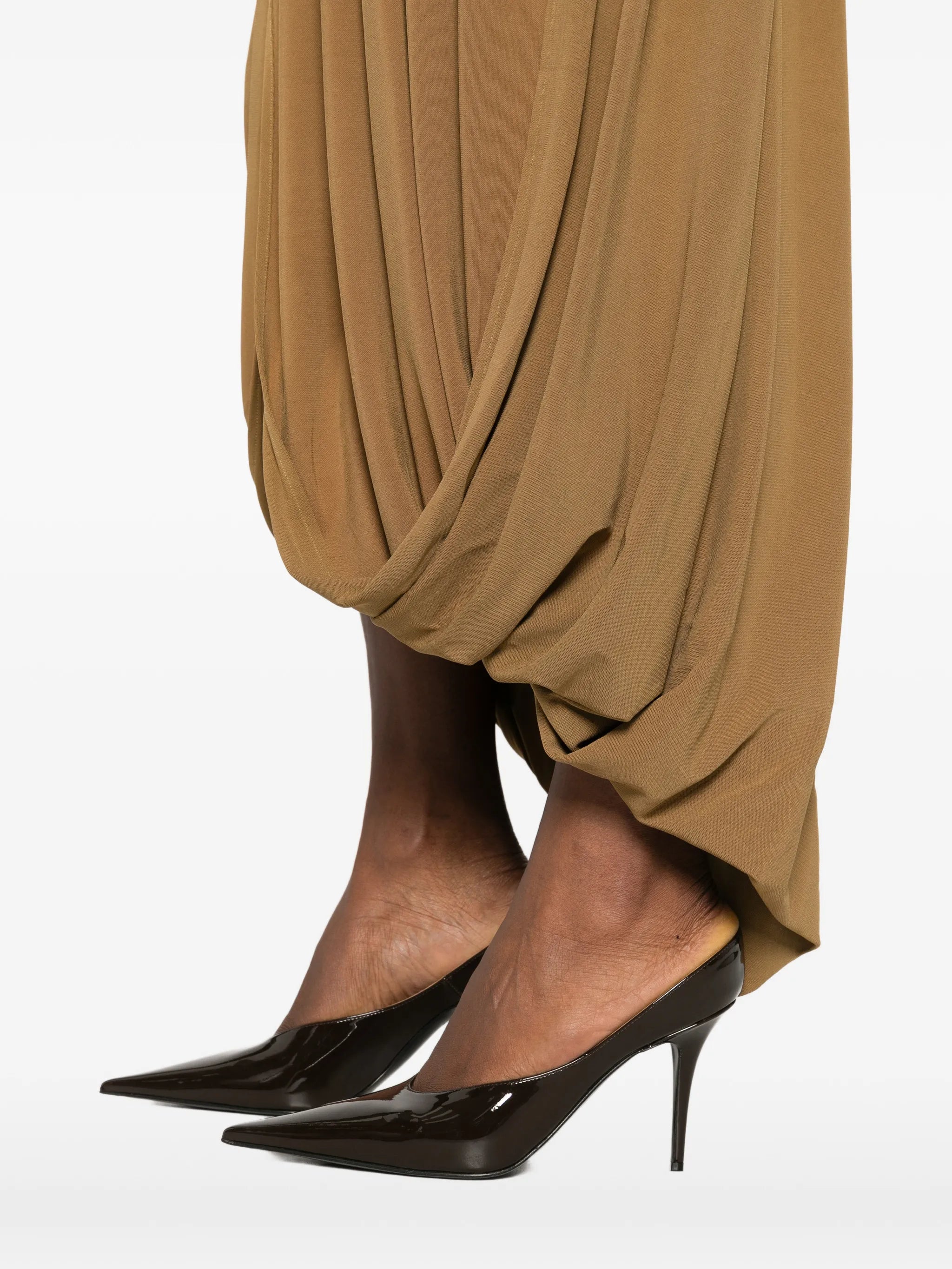 V-neck split dress