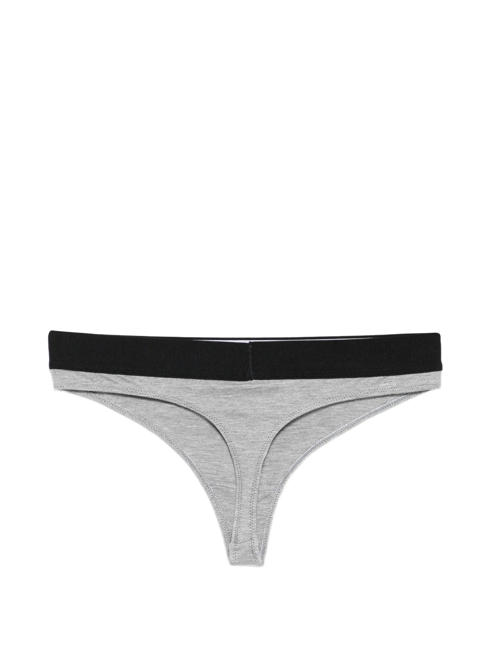 logo-waistband thong