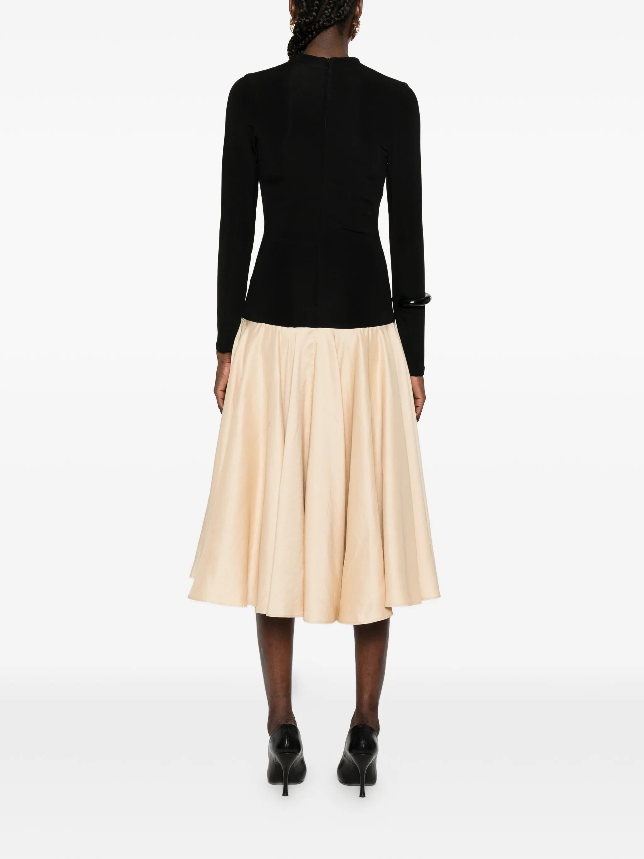 Aloe V-neck midi dress
