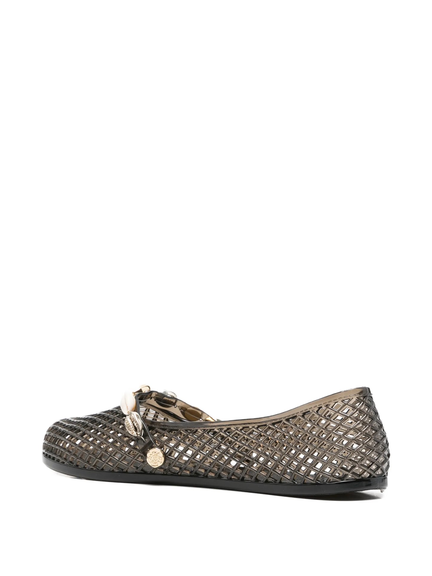 Iro shell-embellished ballet flats