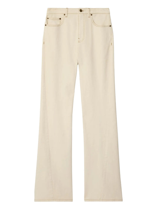 equestrian-knight straight-leg jeans