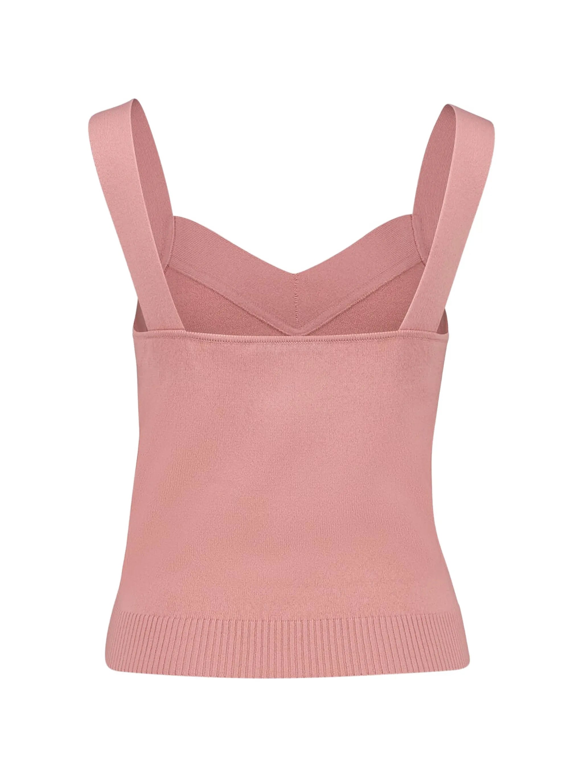 V-neck sleeveless top