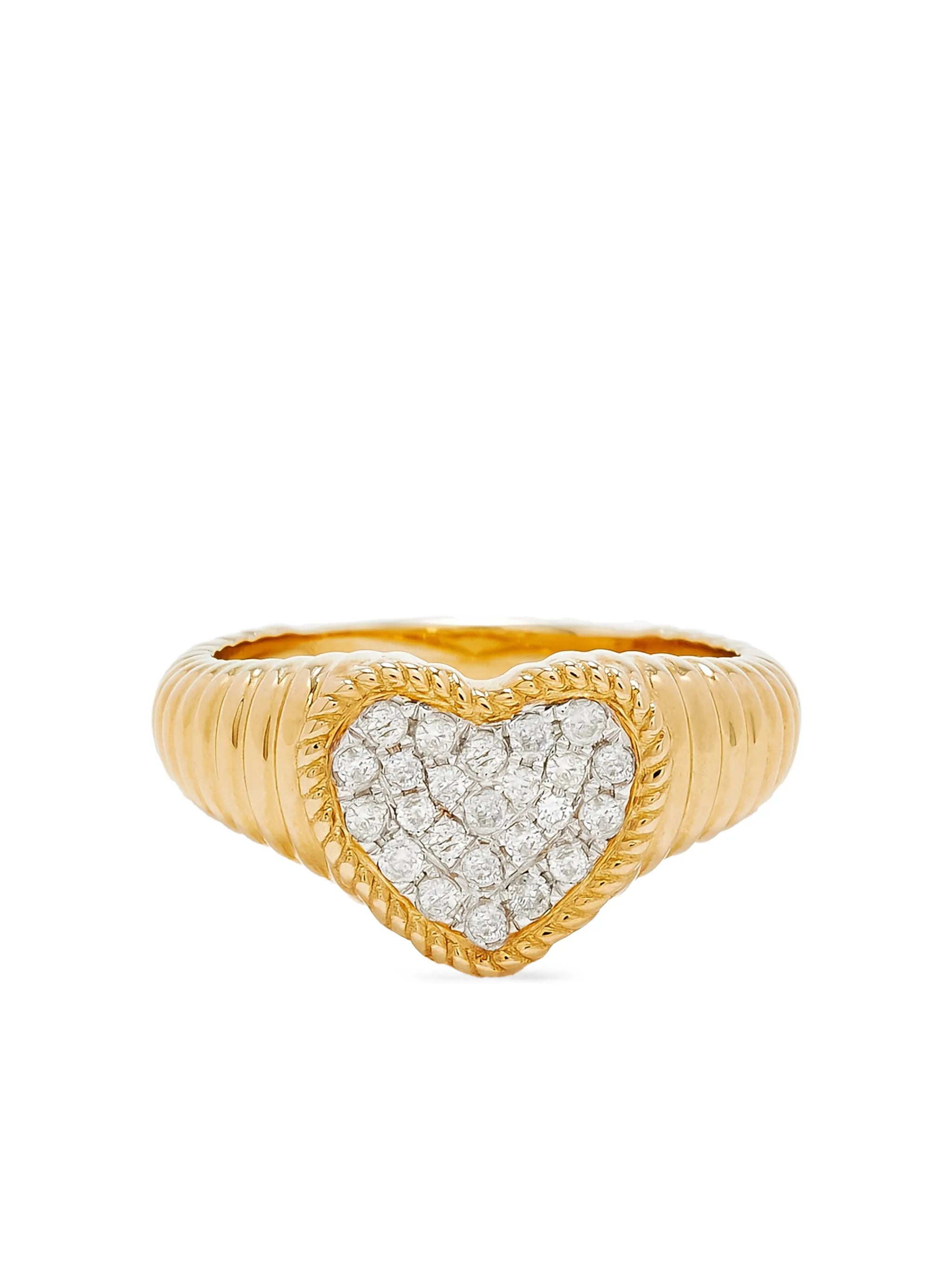 baby Heart diamond ring