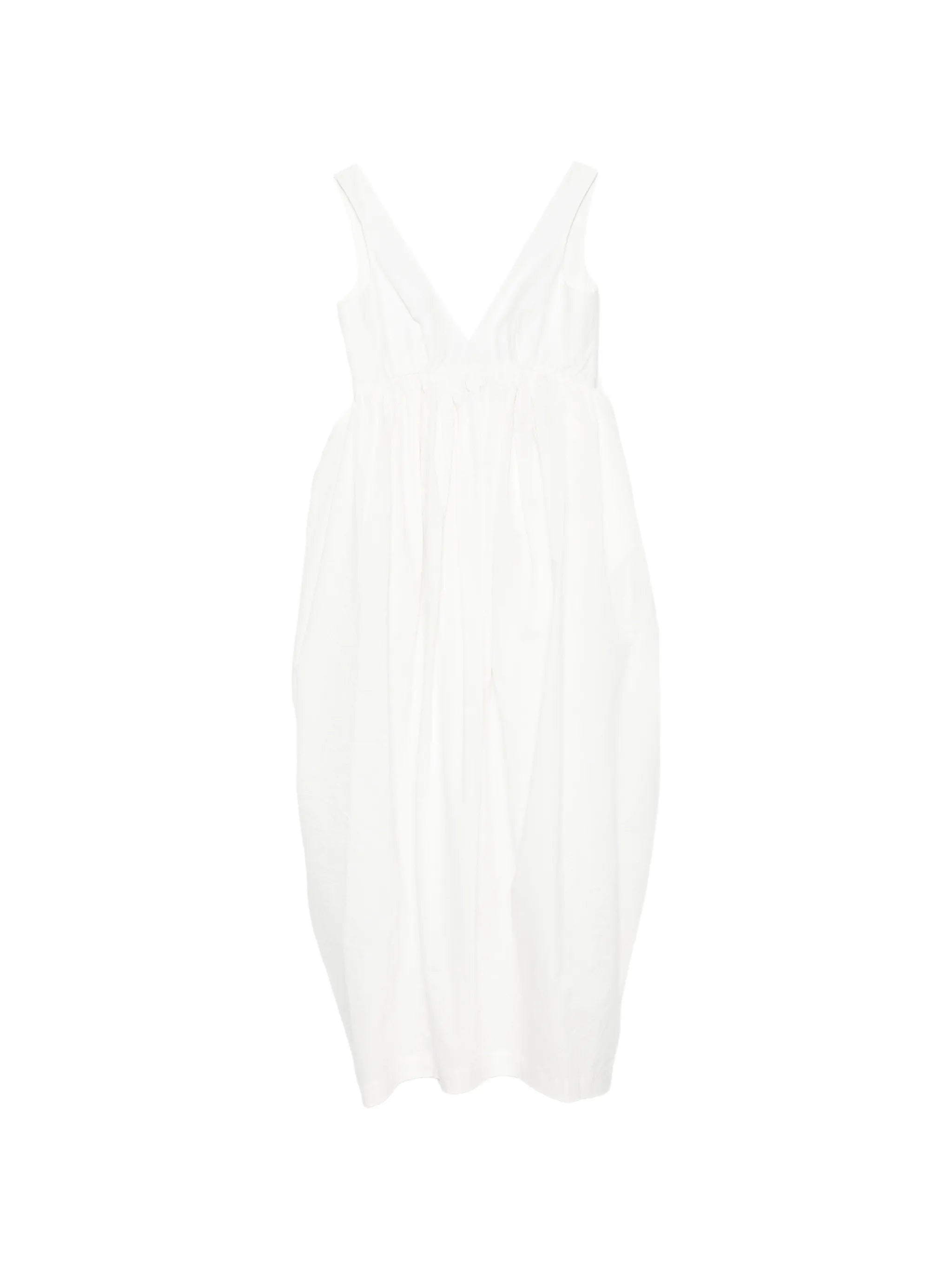 sculptural textured maxi dress