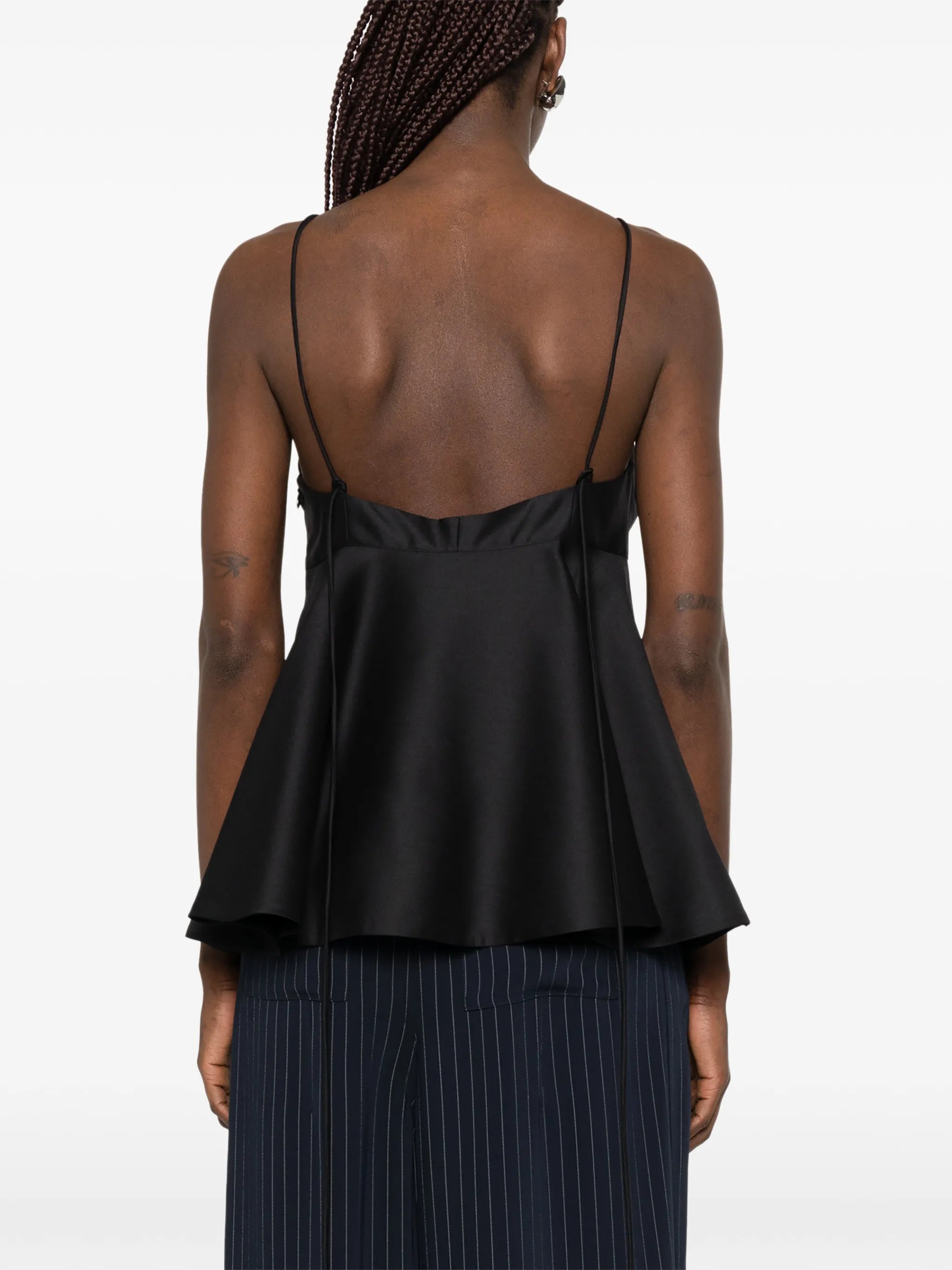 bustier peplum top
