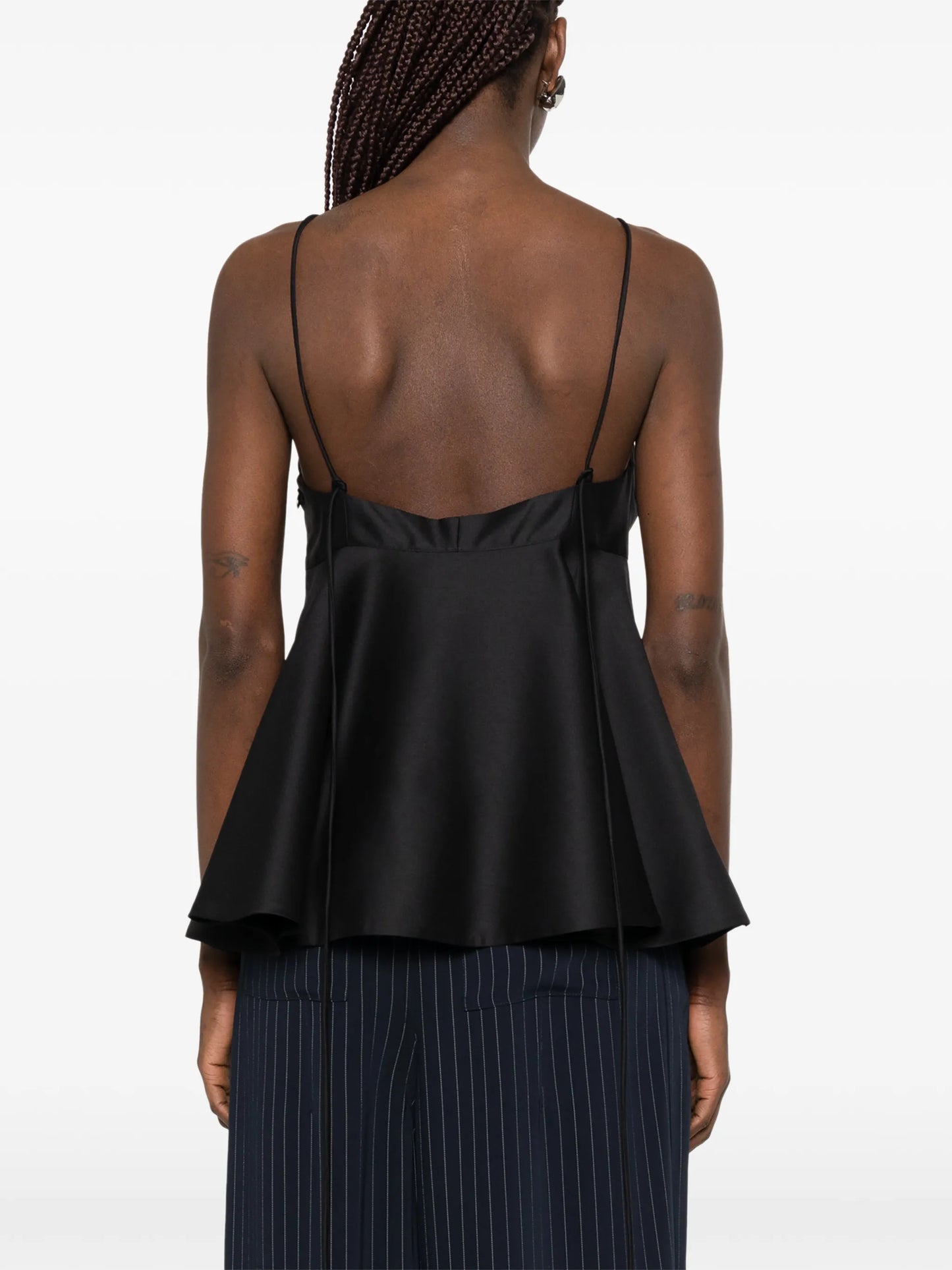 bustier peplum top