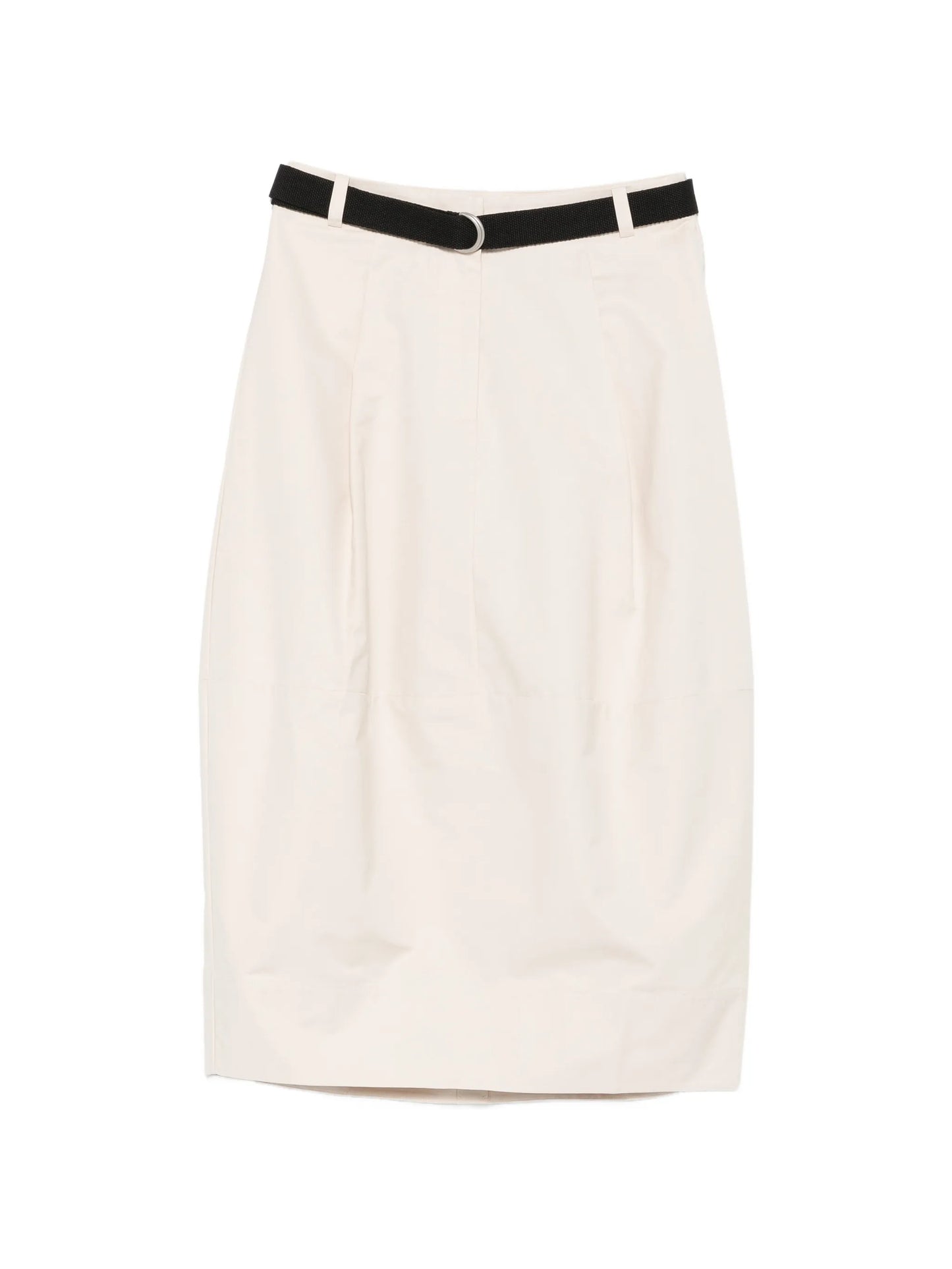 pleated cocoon skirt