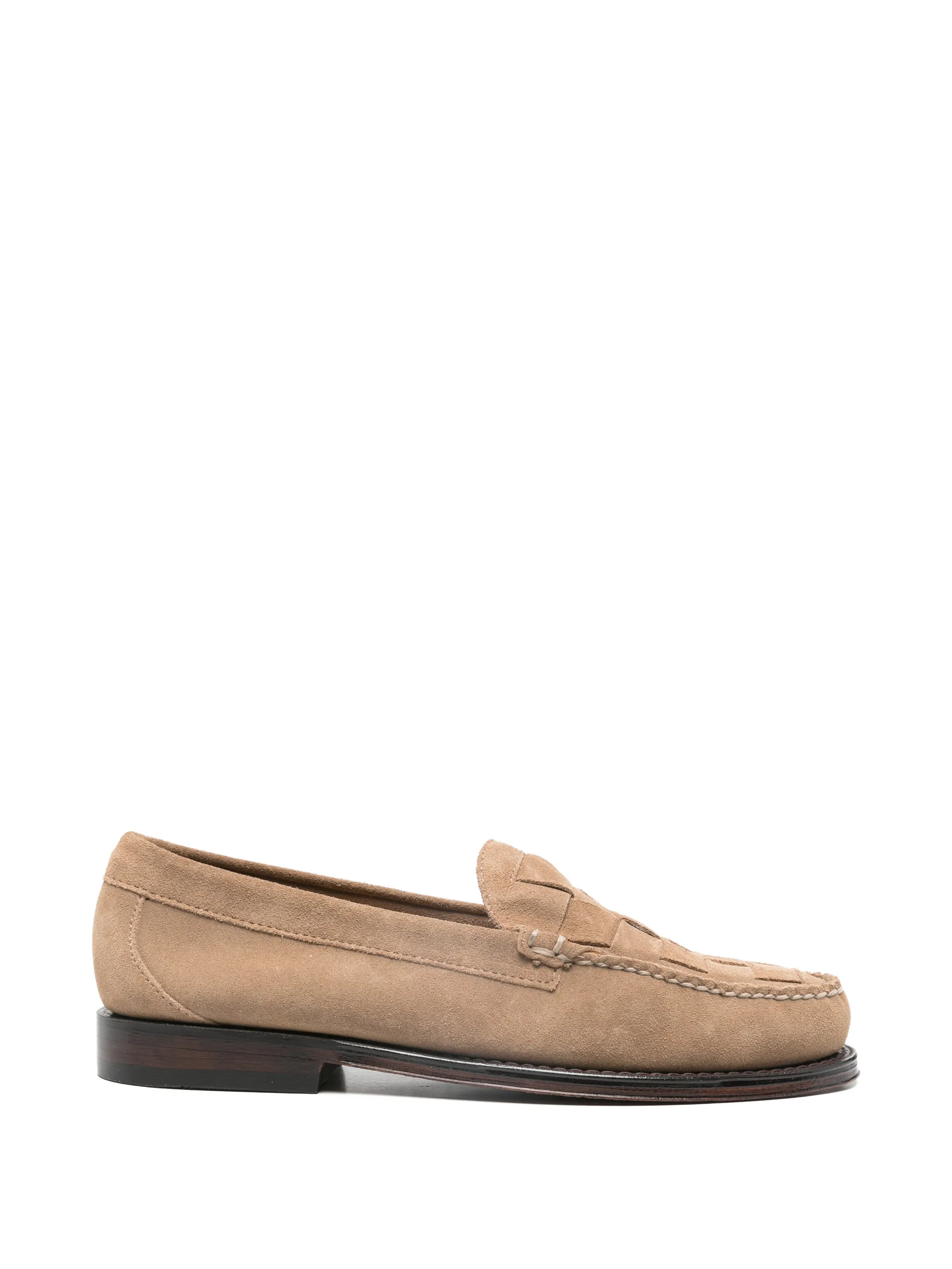 Easy Weejuns Larson Penny loafers in earth suede