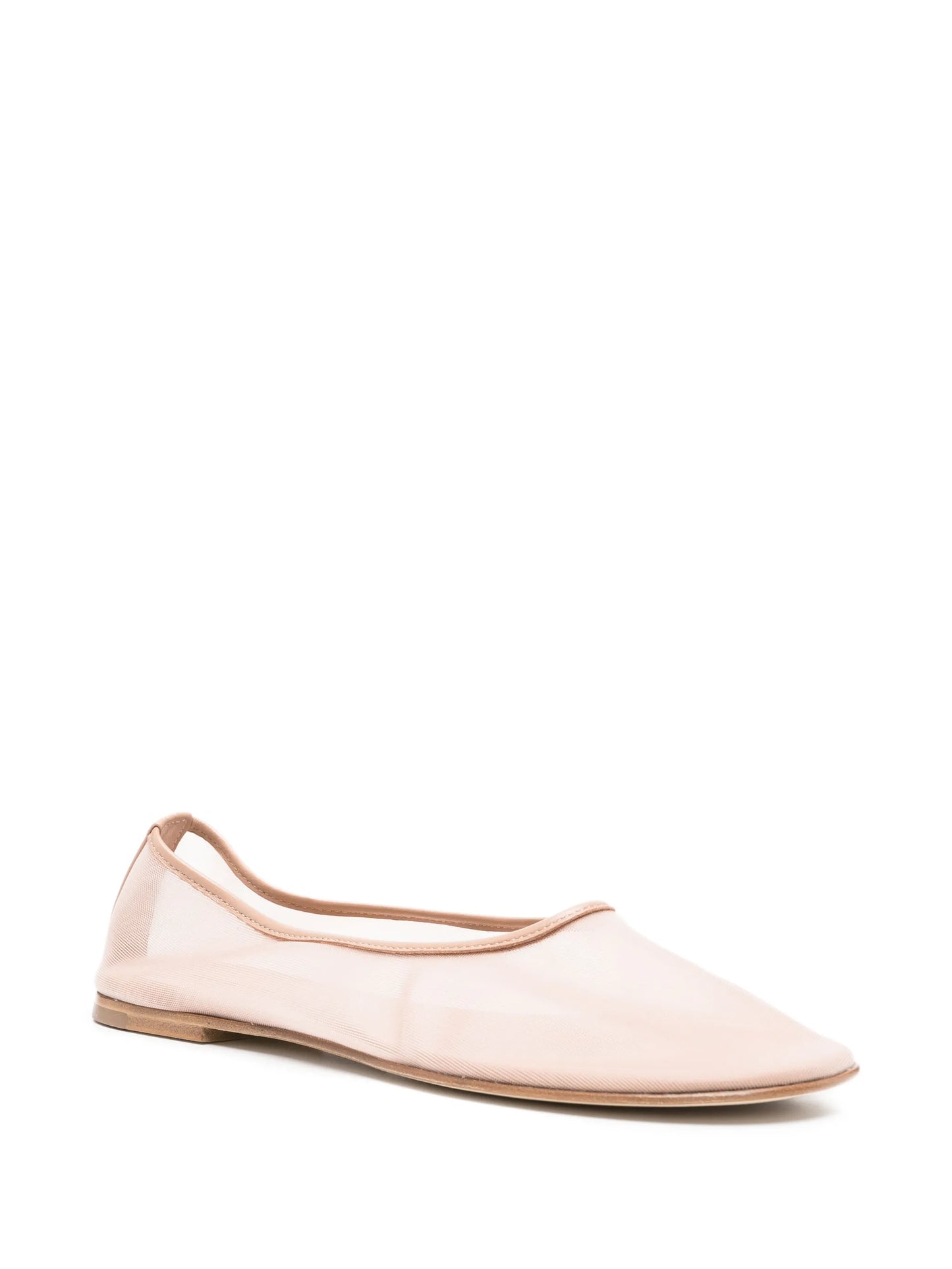 round-neck ballet flat