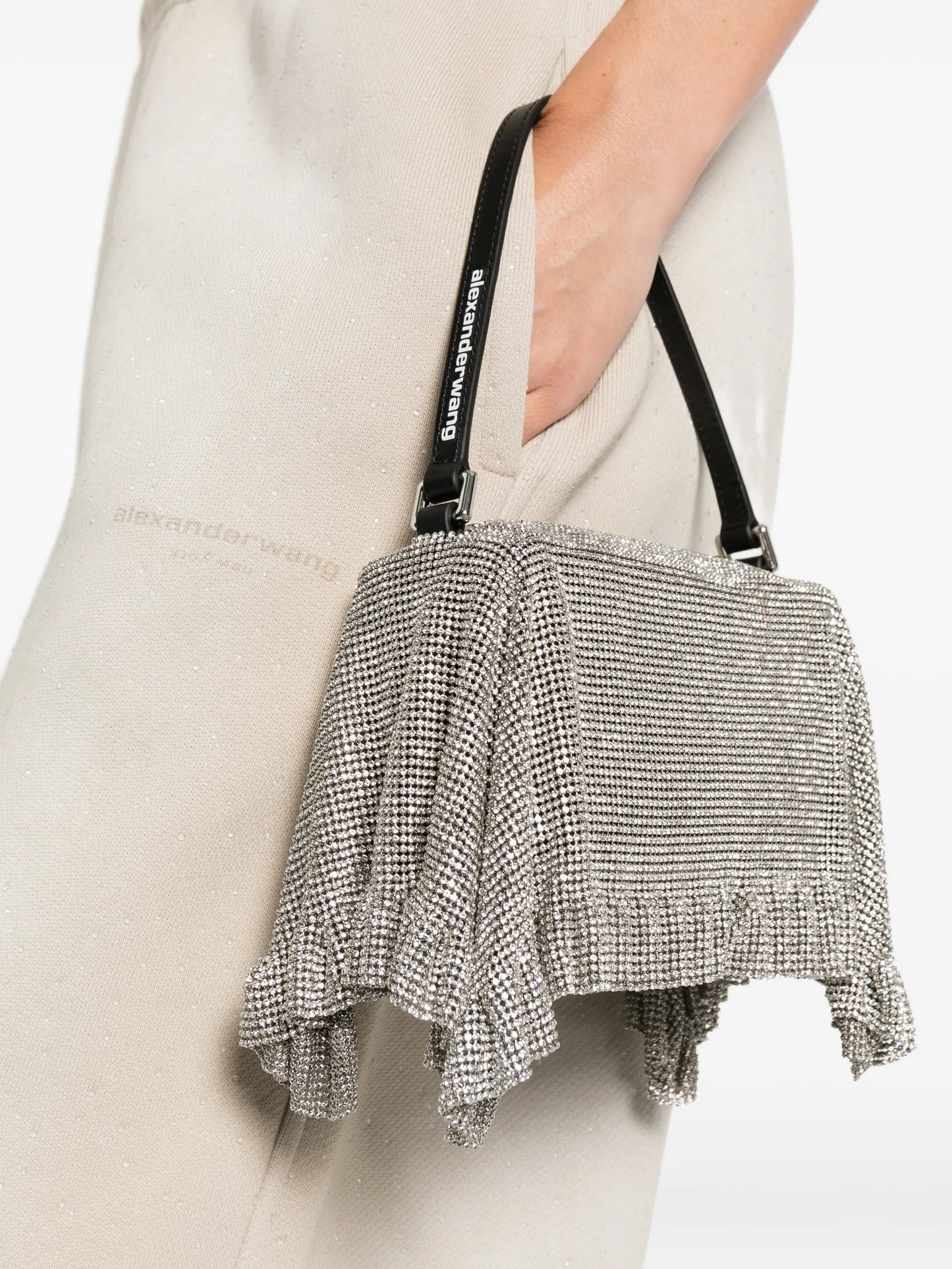 Divina Pochette Crystal Mesh