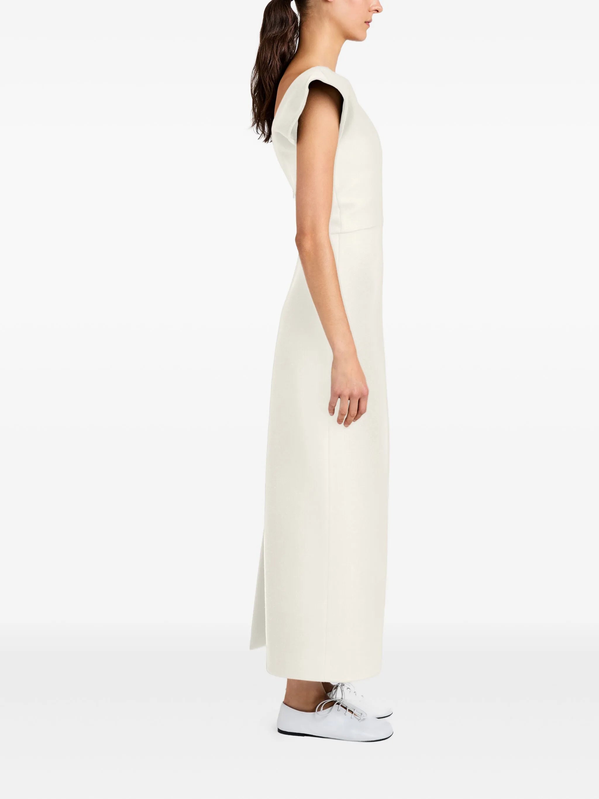 Mariam V-neck midi dress