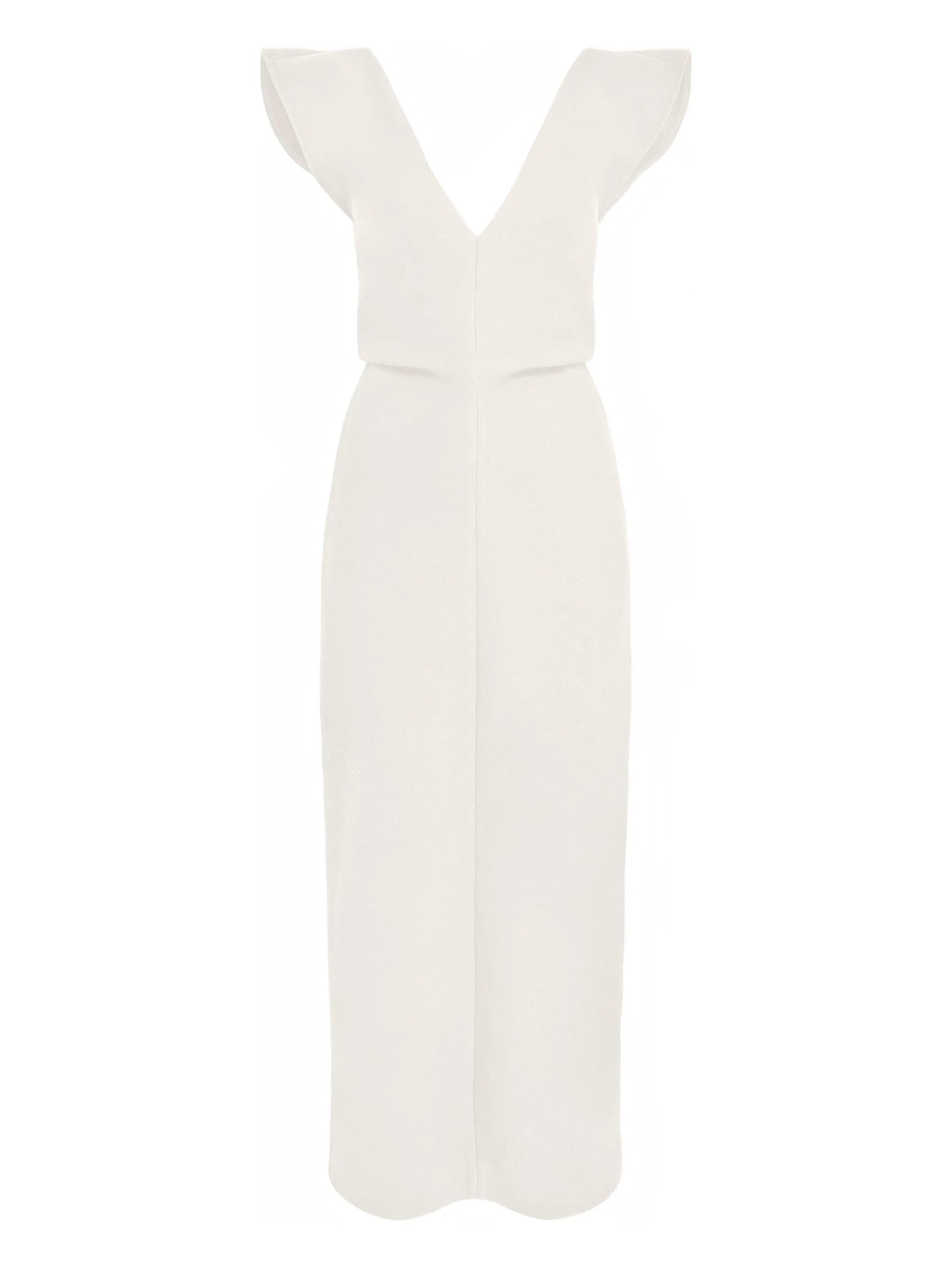 Mariam V-neck midi dress