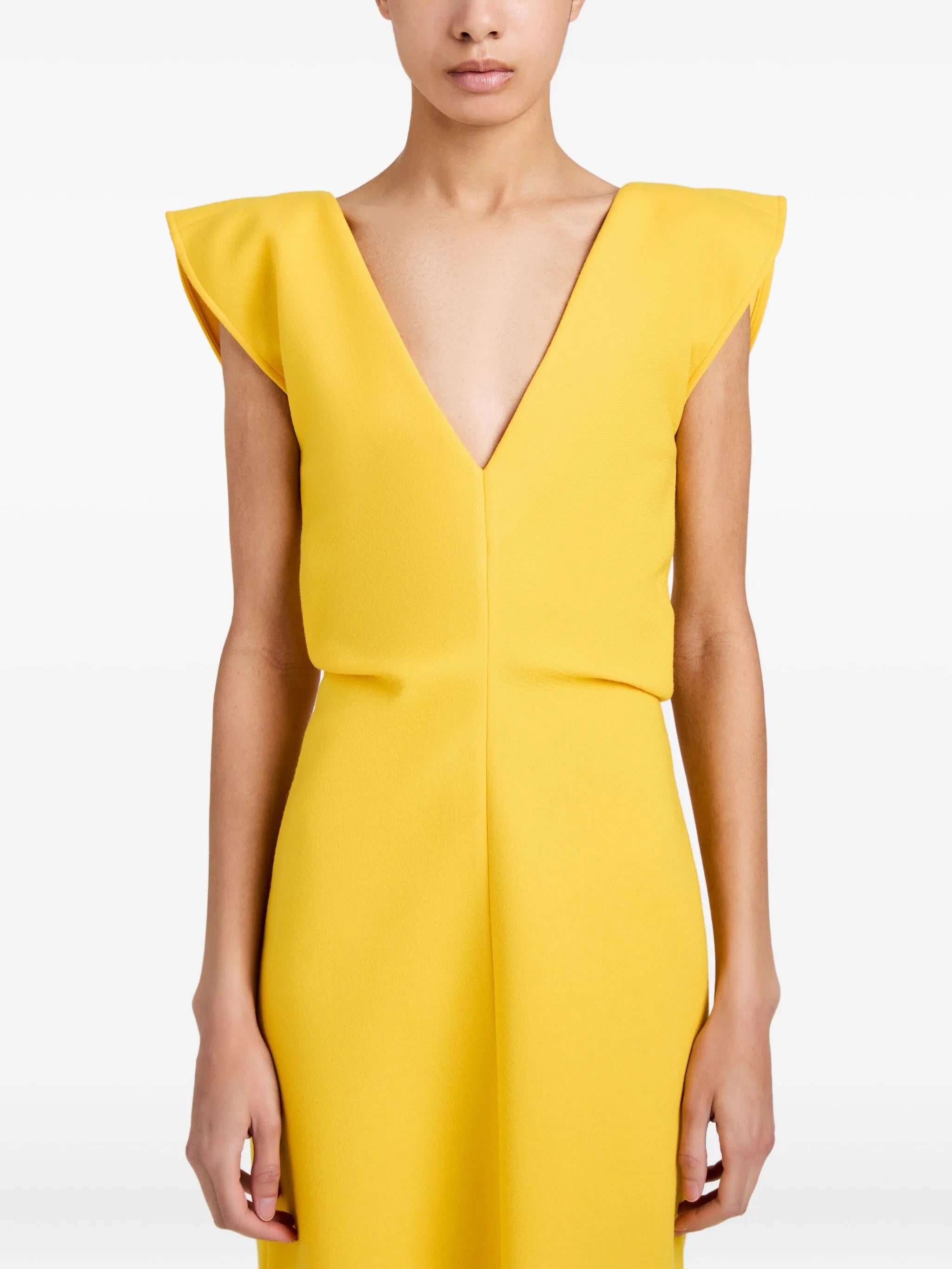 Mariam V-neck midi dress