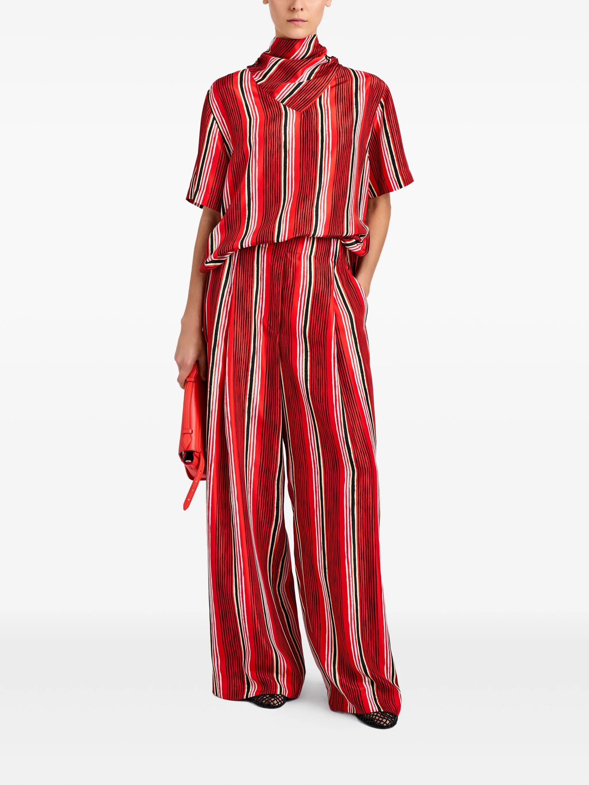 Amira printed trousers