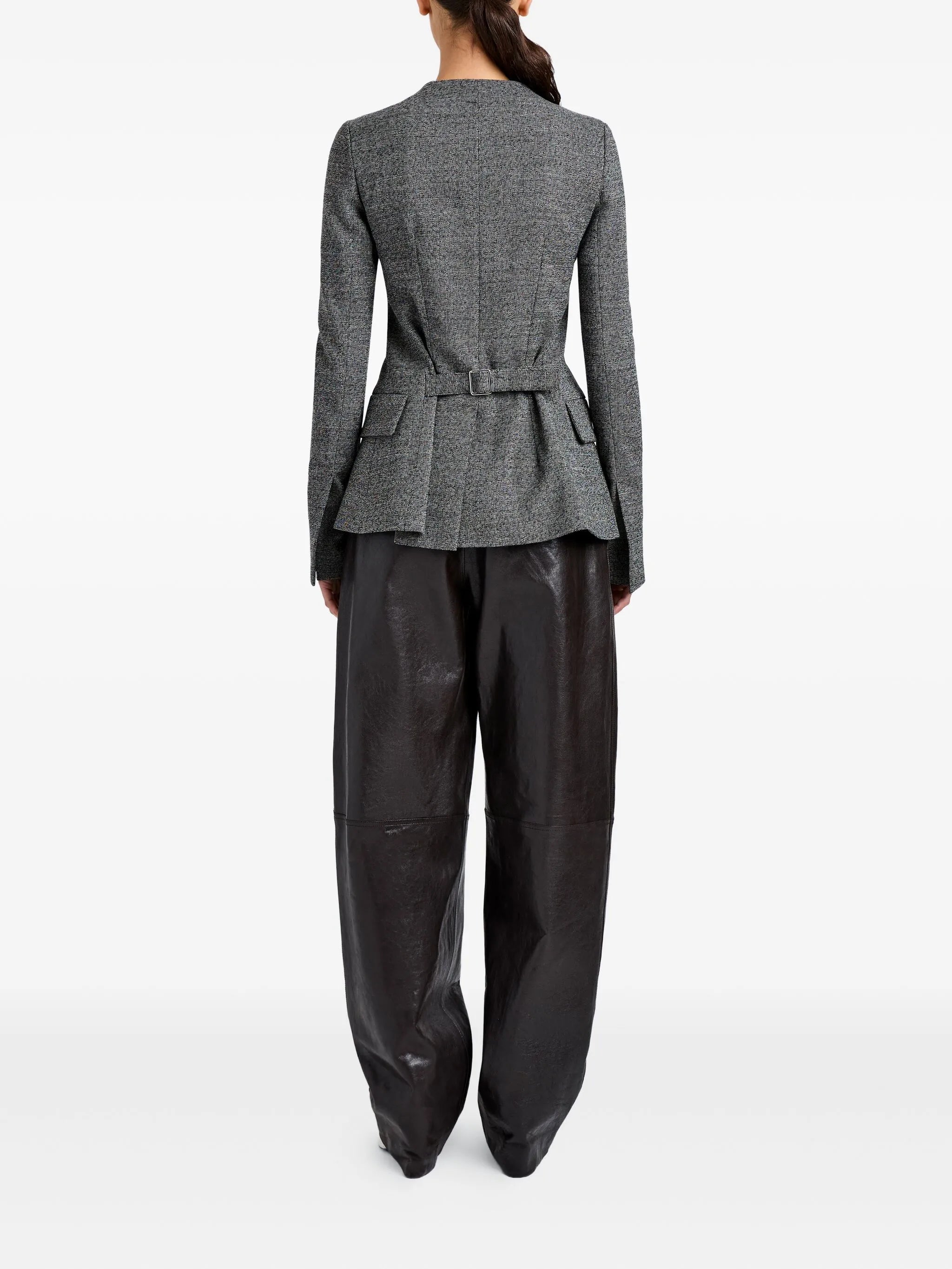 Annemarie button-fastening jacket