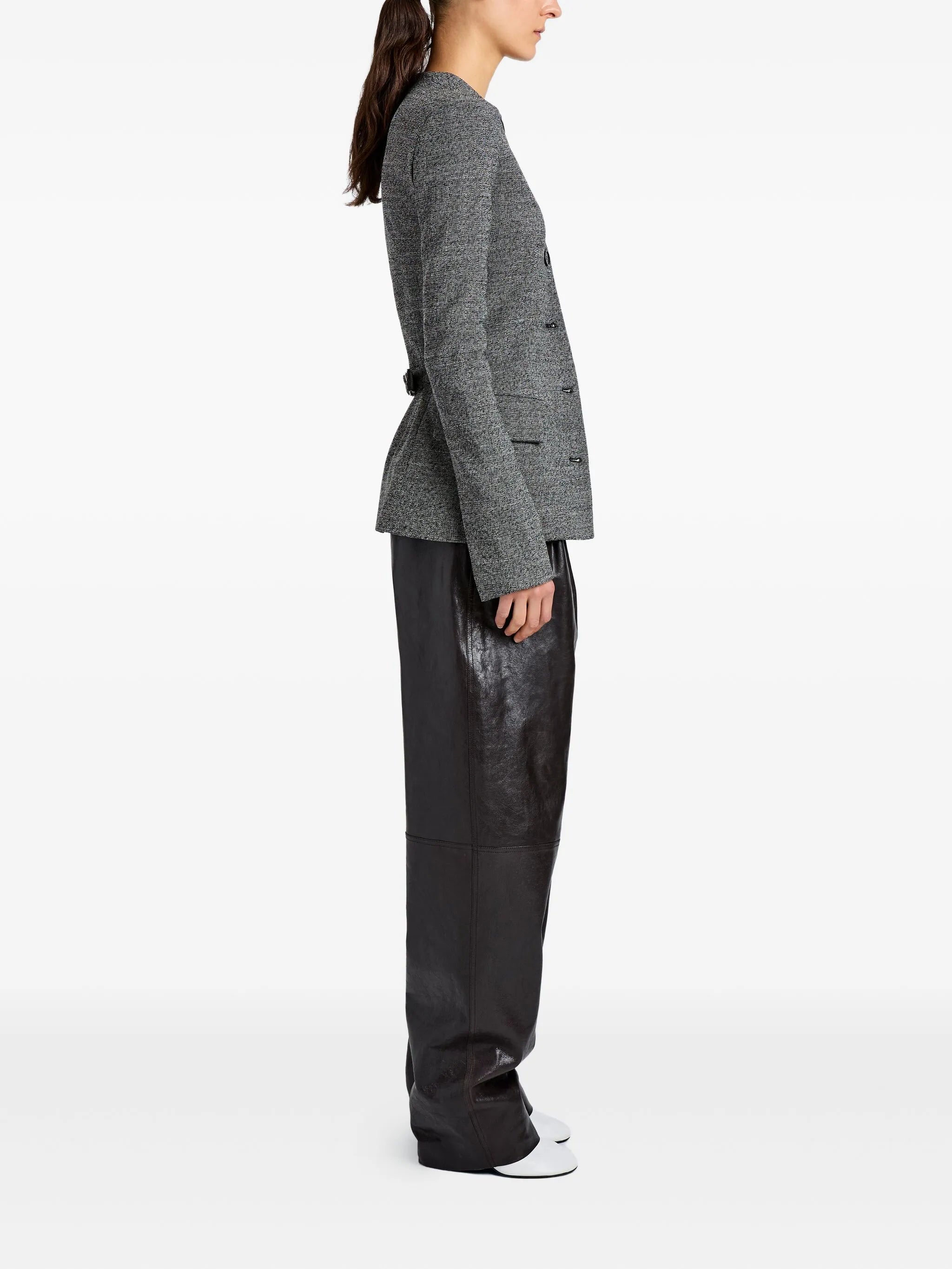 Annemarie button-fastening jacket