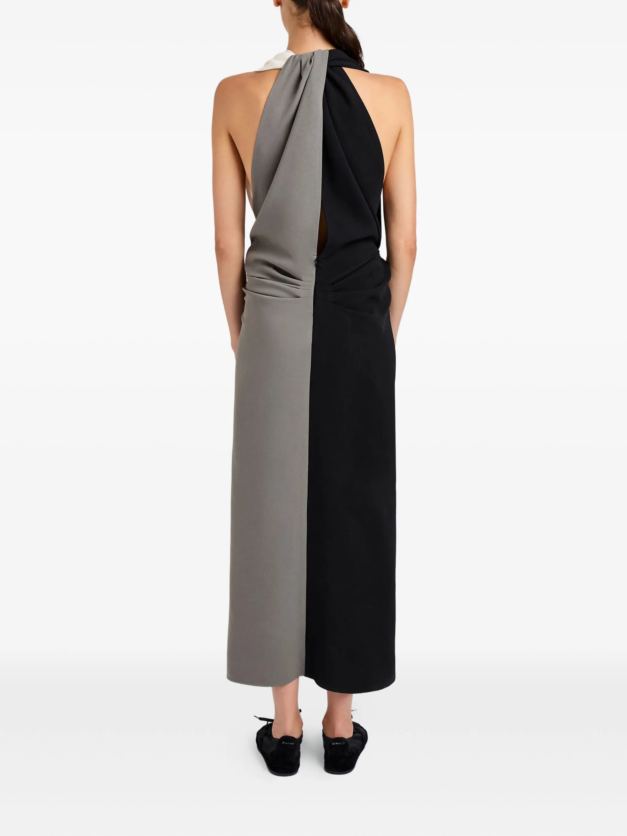 Elsa knotted midi dress