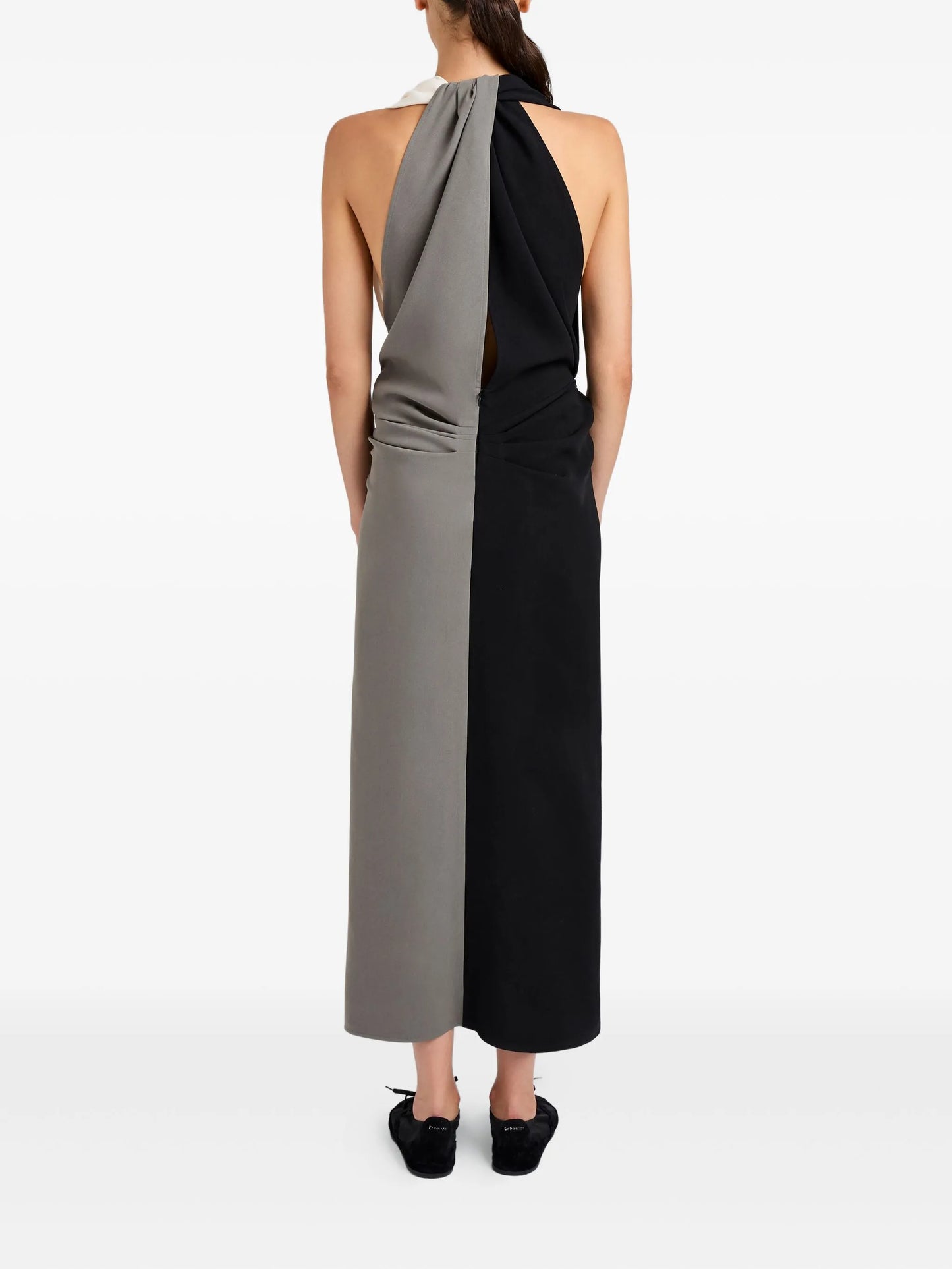 Elsa knotted midi dress